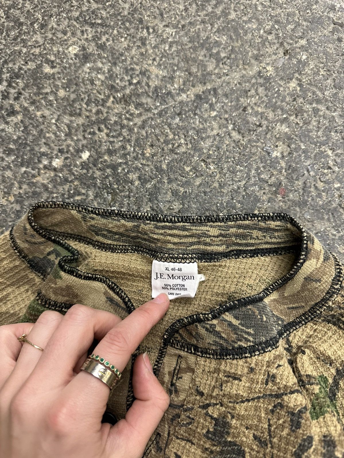 Vintage Vintage camo Henley long sleeve Size US S / EU 44-46 / 1 - 5 Thumbnail