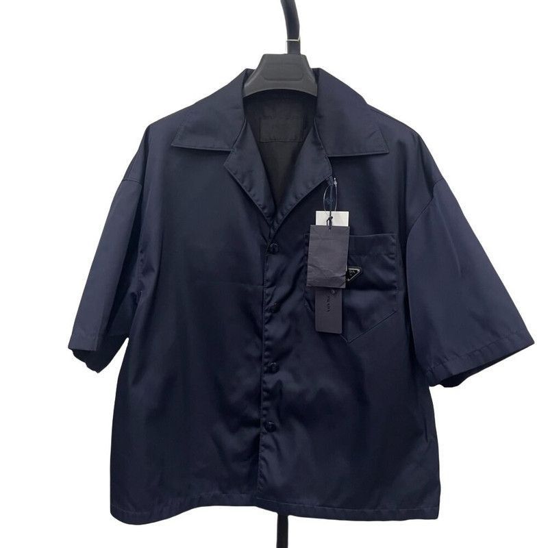 Prada Prada Classic Triangle Logo Short Sleeve Shirt-2506 Size US S / EU 44-46 / 1 - 5 Thumbnail