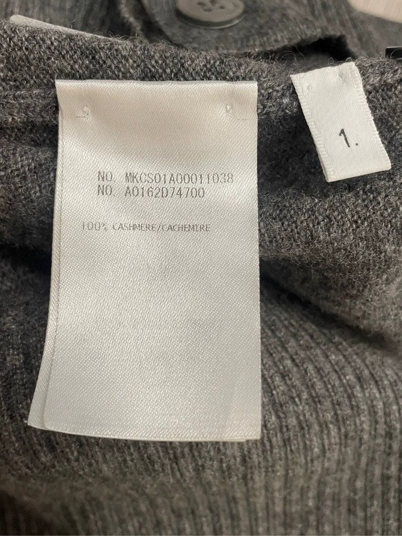 Thom Browne Thom Browne size1 Gray four stripe cashmere sweater Size US S / EU 44-46 / 1 - 5 Thumbnail