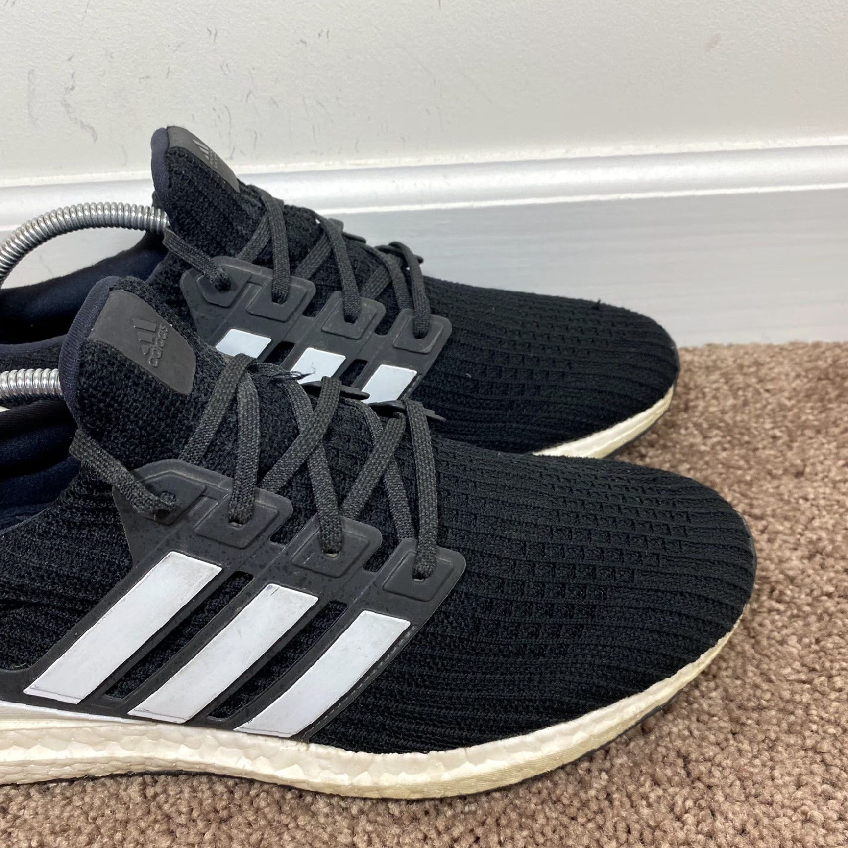 Adidas Adidas UltraBoost 4.0 Show Your Stripes Mens 11.5 Black White 2018 AQ0062 Sneaker Running Jogging Walking Size US 12 / EU 45 - 3 Thumbnail
