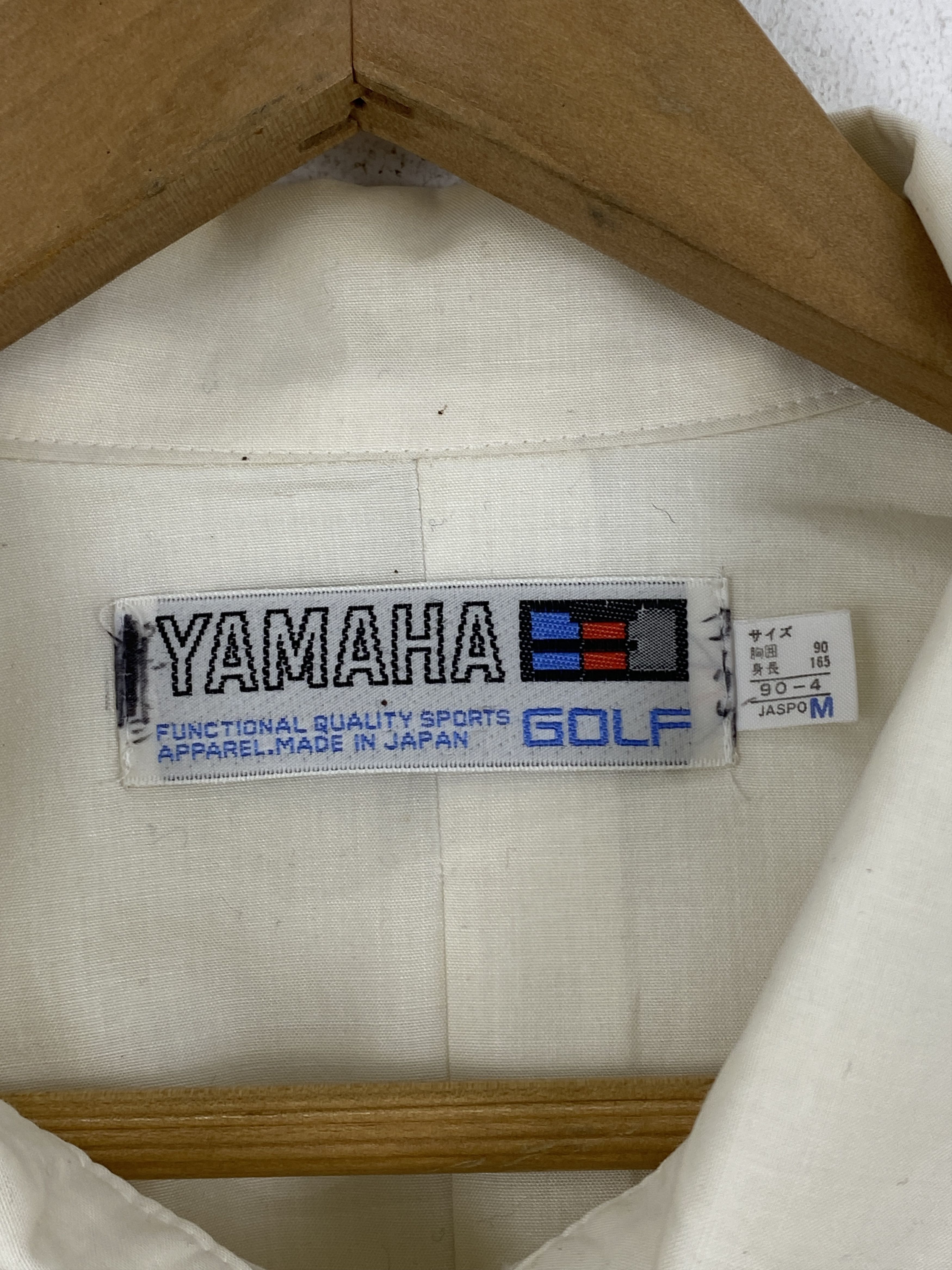 Japanese Brand Vintage Yamaha Golf Zipper Ups Light Jacket White JA0040 Size US M / EU 48-50 / 2 - 5 Thumbnail