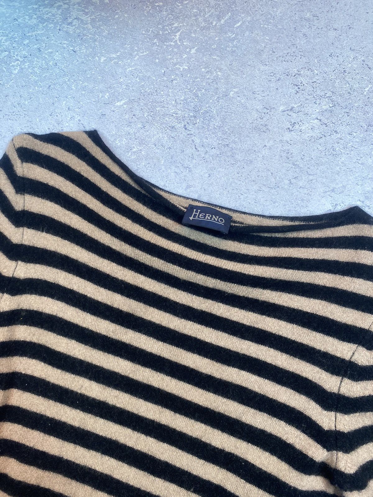 Herno Herno Women’s Wool Striped Sweater Size 44 Size M / US 6-8 / IT 42-44 - 5 Thumbnail