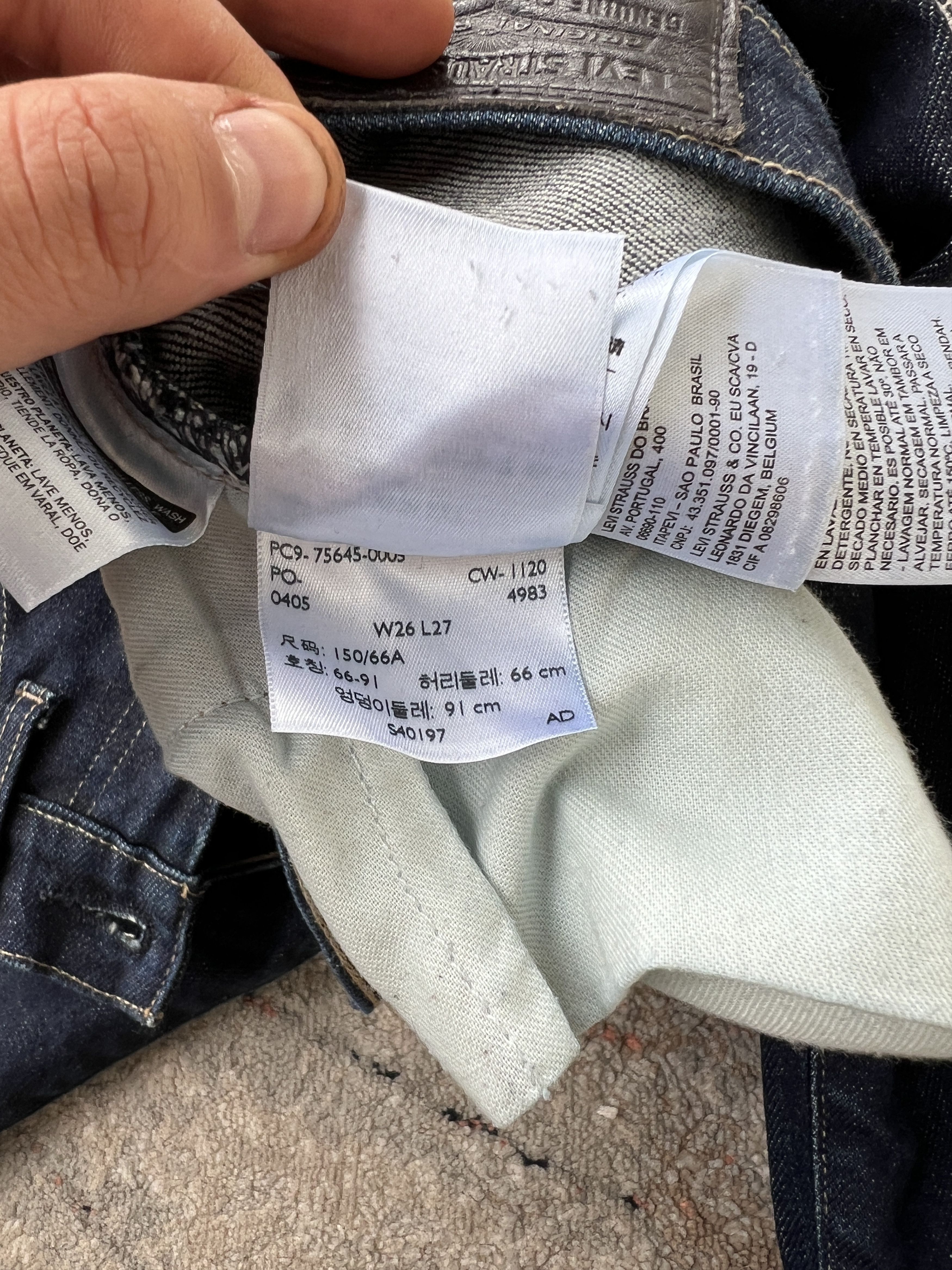 Japanese Brand Levi's Made & Crafted Column Pants Japan Fabric Size US 26 / EU 42 - 10 Thumbnail