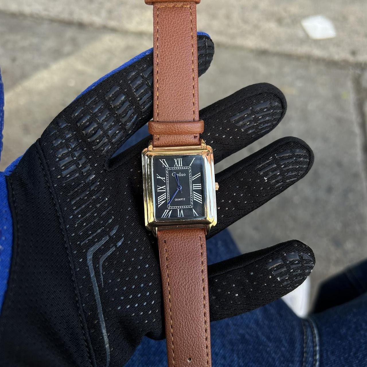 Japanese Brand × Vintage Vintage 2000s Style Rectangular Black Quartz Face Watch Size ONE SIZE - 3 Thumbnail