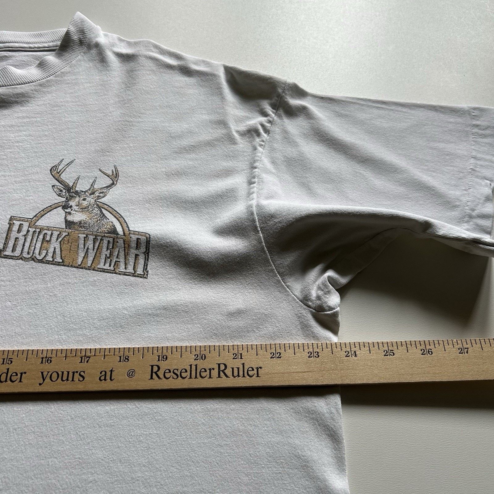 Fruit Of The Loom Vintage 90s Deer Bow Hunting Animal Art T Shirt XL Rare Size US XL / EU 56 / 4 - 6 Thumbnail