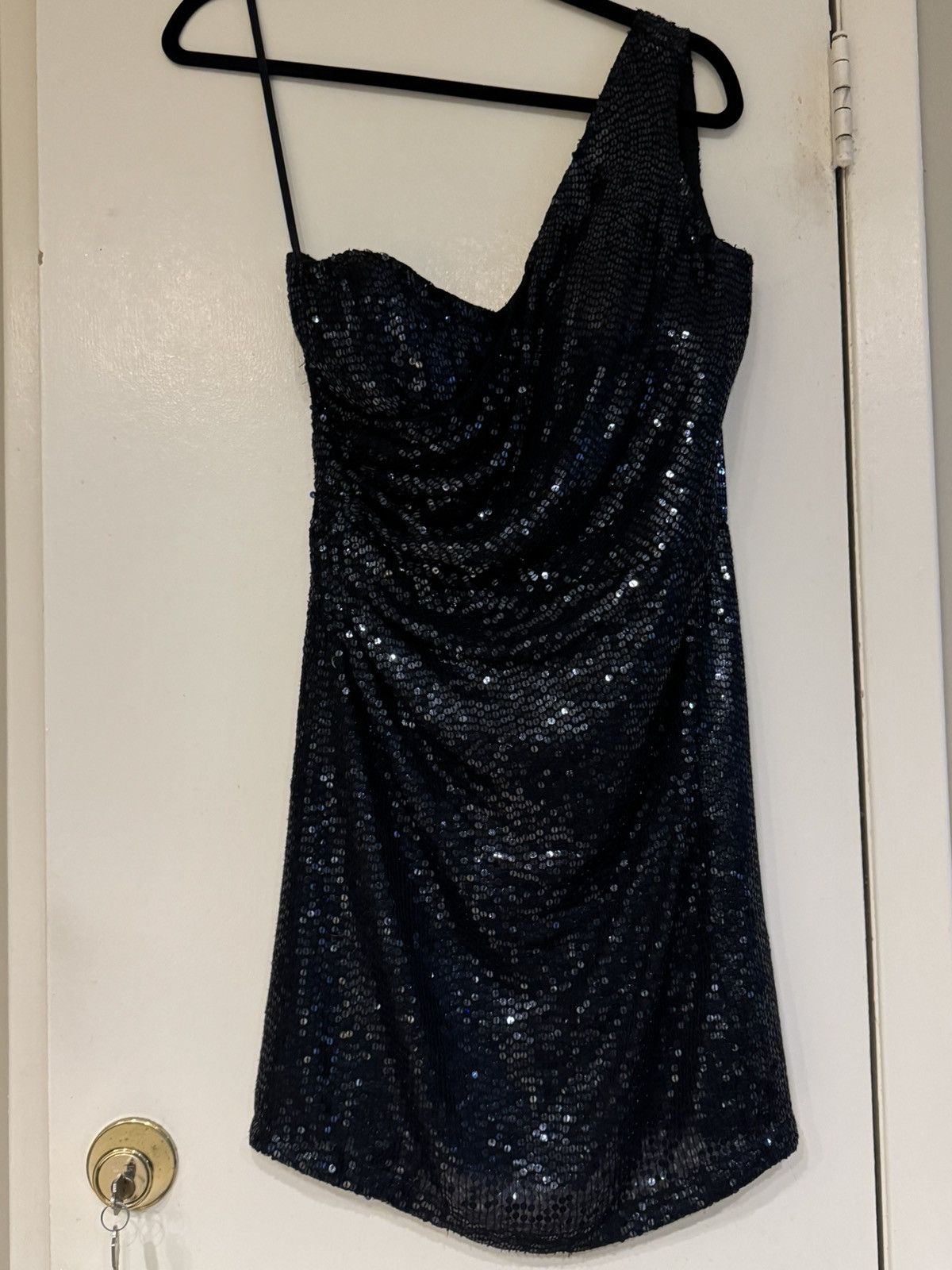 Parker Parker One Shoulder Sequin cocktail dress Size M / US 6-8 / IT 42-44 - 4 Thumbnail