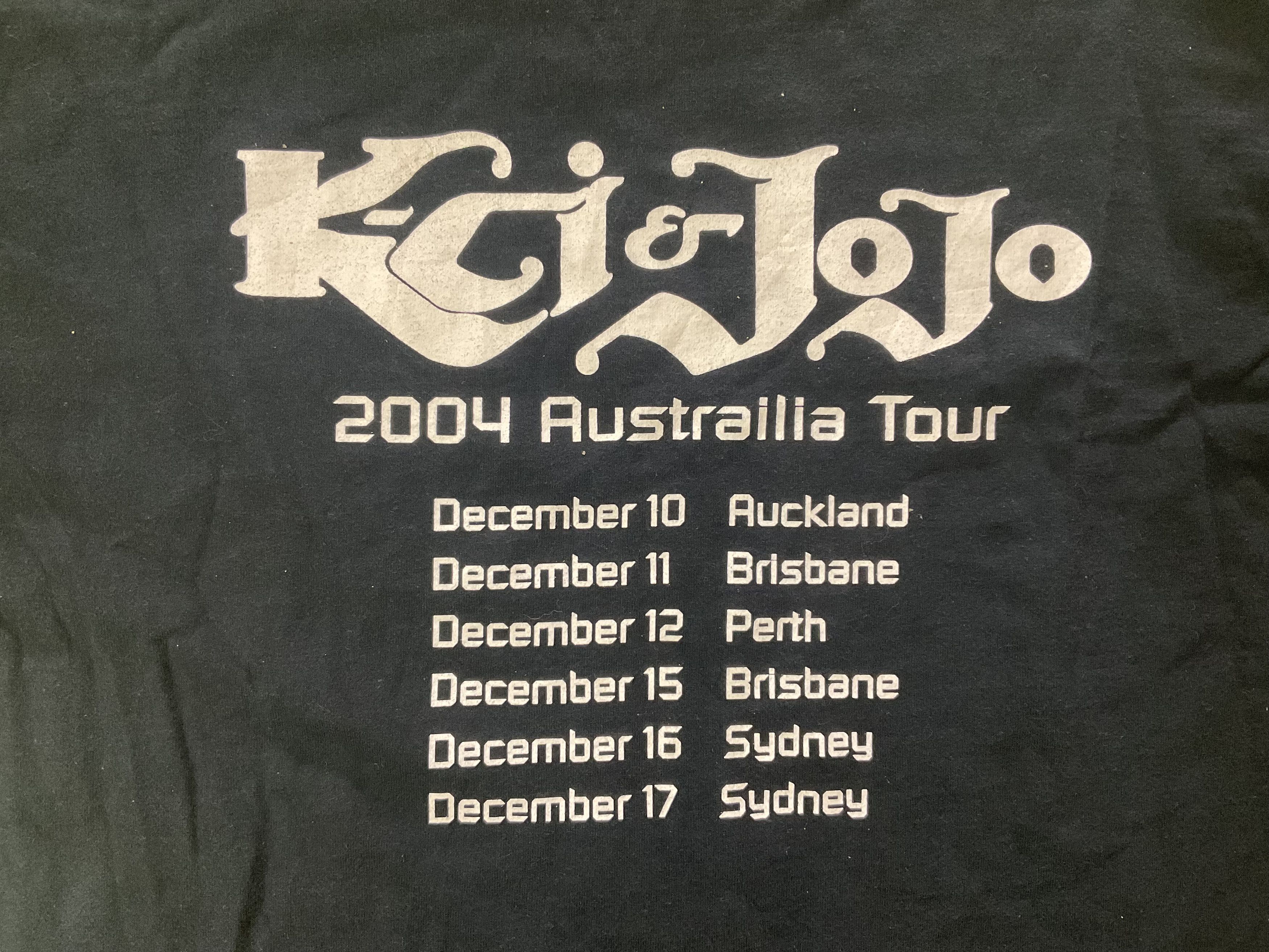 Band Tees Vintage K-Ci & Jojo 2004 Australia Tour T-Shirt 2 Sided Size US XL / EU 56 / 4 - 4 Thumbnail