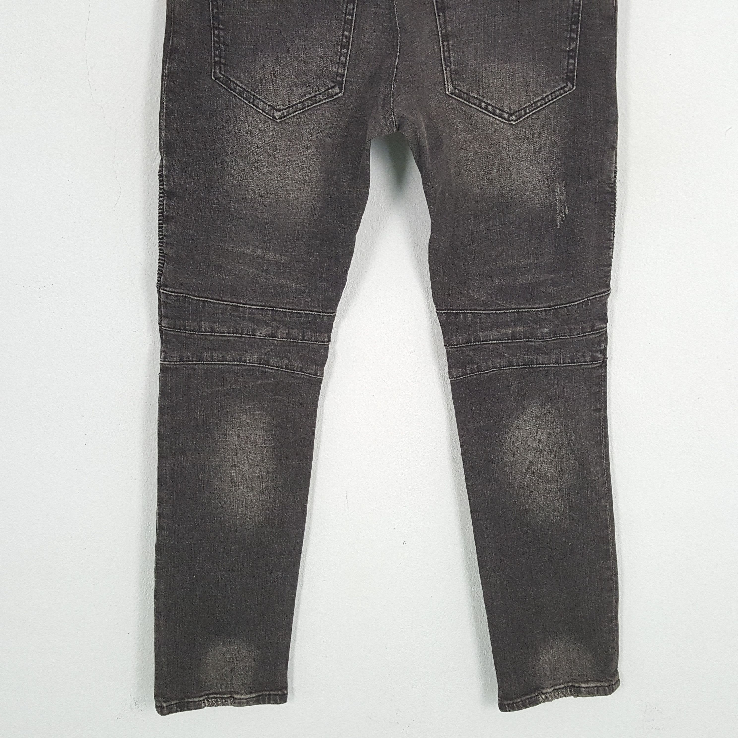 Vintage Vintage BALMAIN Italian Fashion Brand Distressed Jeans Size US 31 - 6 Thumbnail
