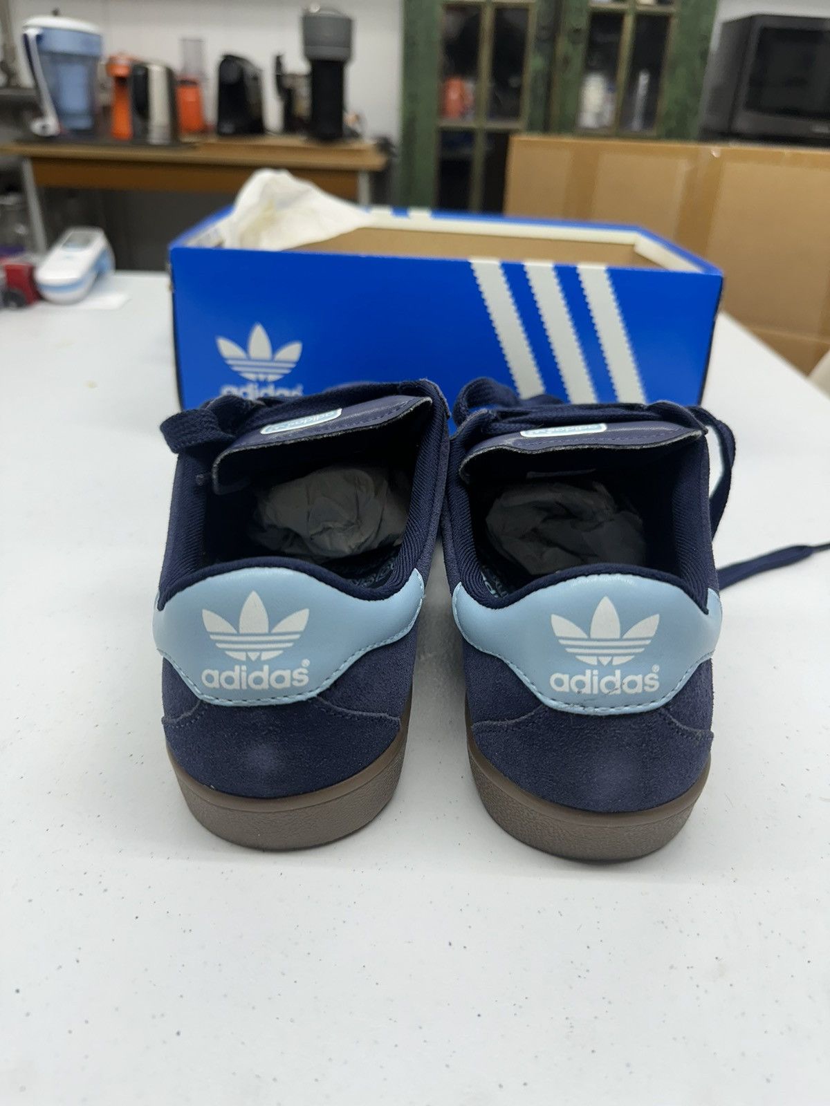 Adidas Adidas Skate Navy Suede size 9 Size US 9 / EU 42 - 4 Thumbnail