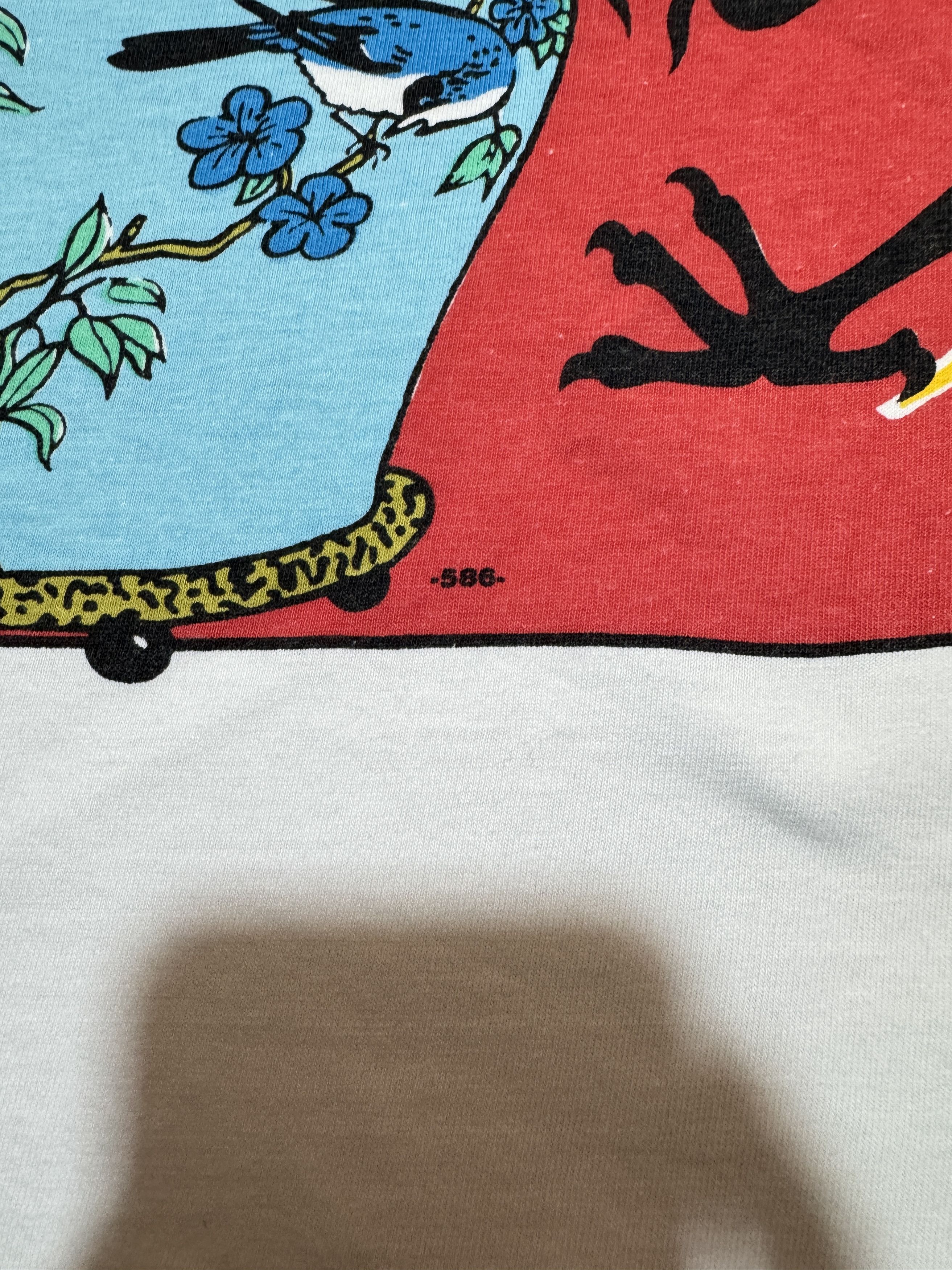 Vintage Vintage The Adventure Of Tintin The Blue Lotus T shirt Size US M / EU 48-50 / 2 - 5 Thumbnail