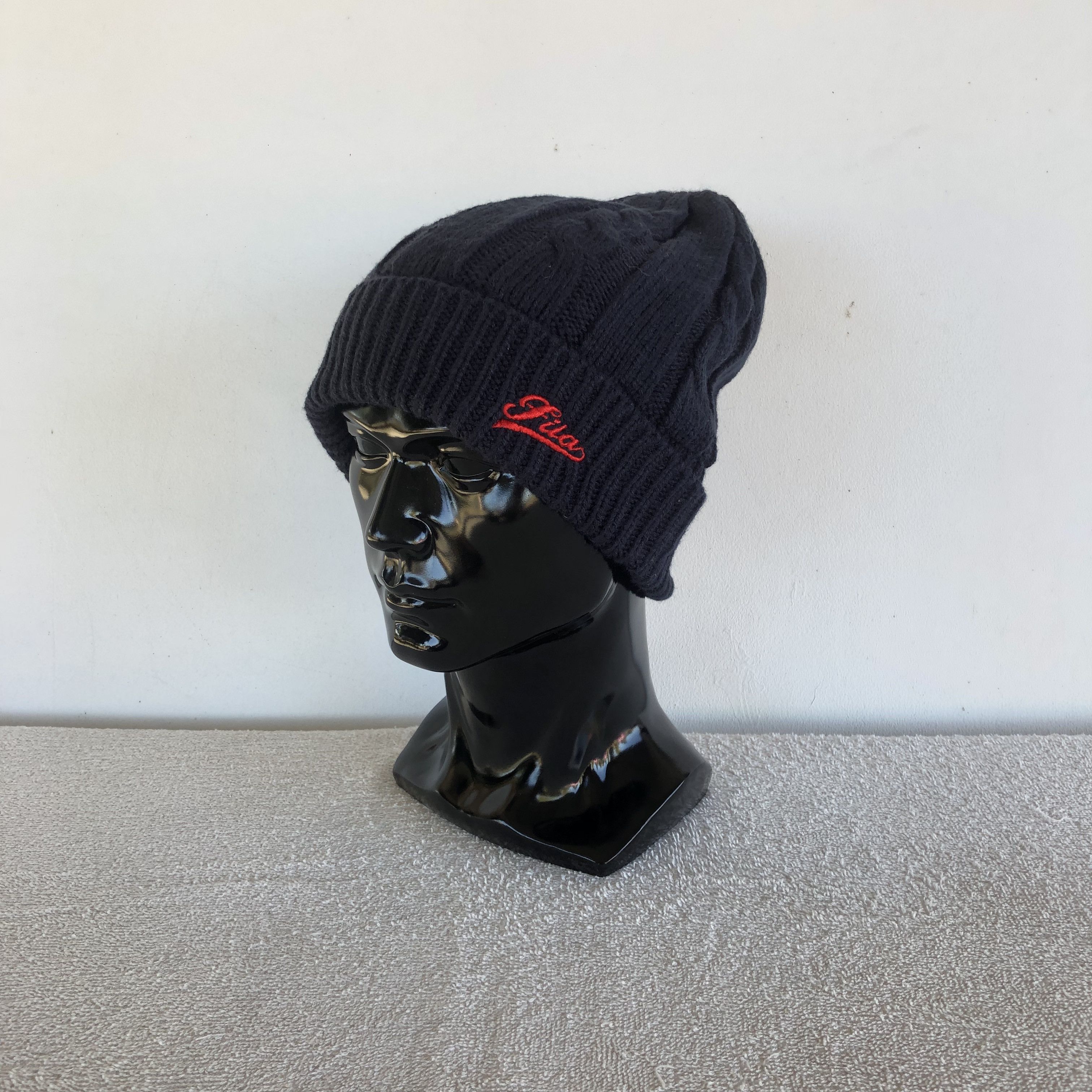 Fila Vintage 90 Fila Golf Beanie Knit Crochet Snow Caps Hats Size ONE SIZE - 1 Thumbnail