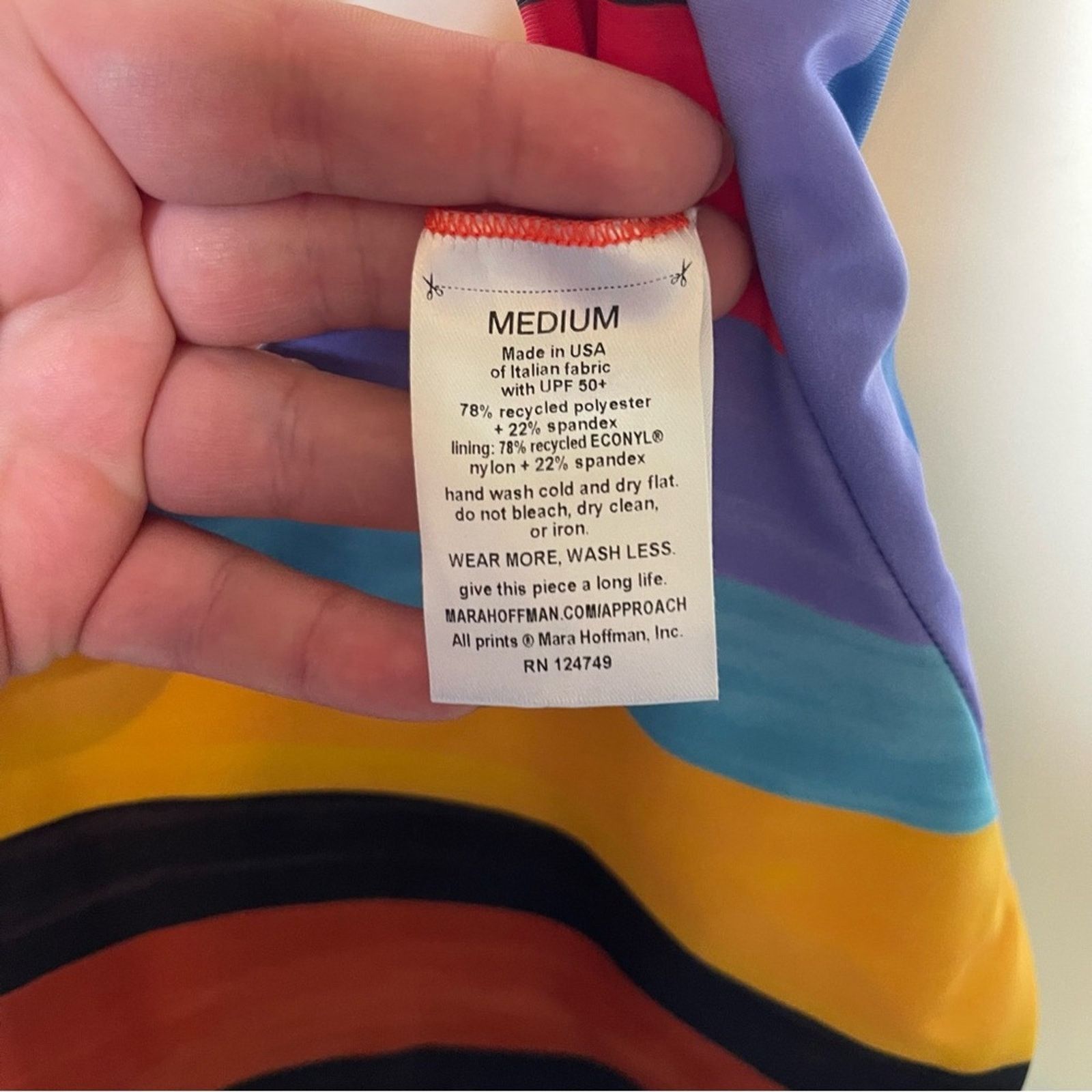 Mara Hoffman Mara Hoffman Emma Sunglow One Piece Swimsuit sz M Size M / US 6-8 / IT 42-44 - 5 Thumbnail