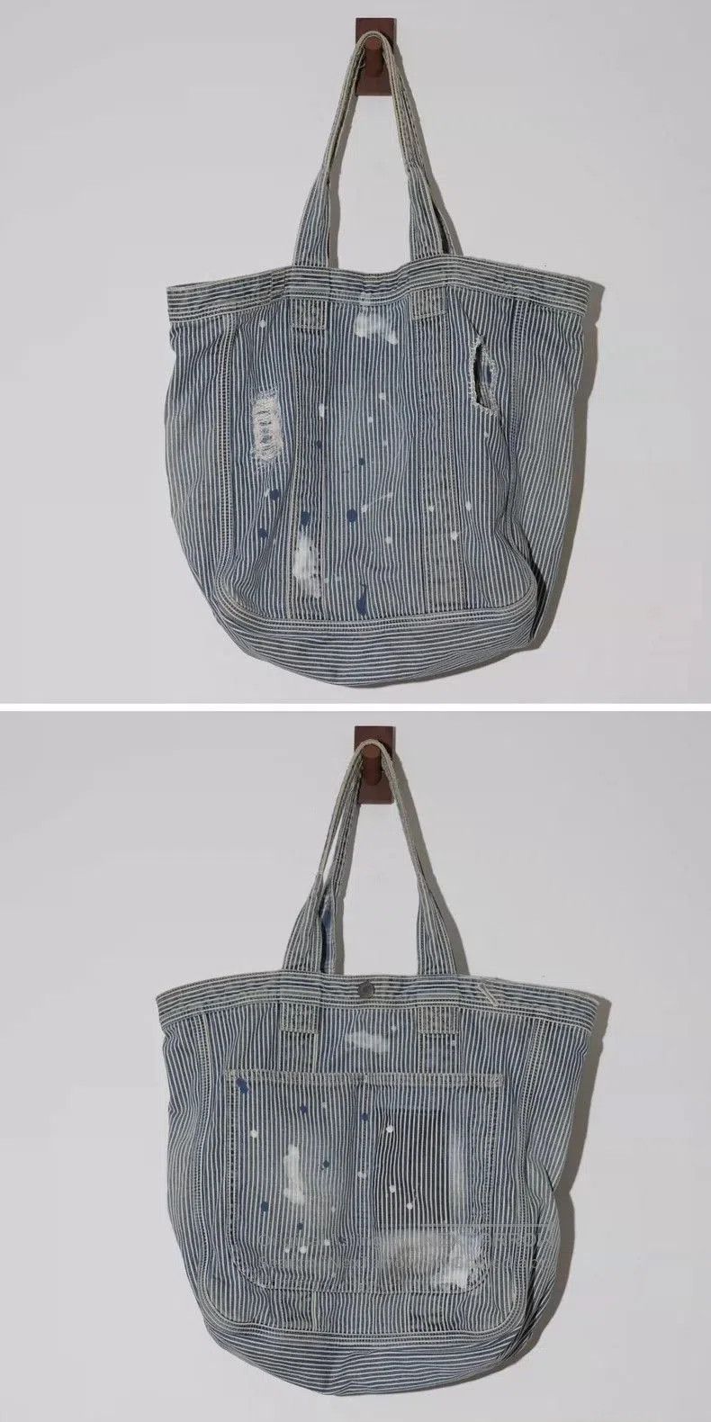 Porter Classic Porter Classic Boro Stripe Tote Bag. Size ONE SIZE - 6 Thumbnail