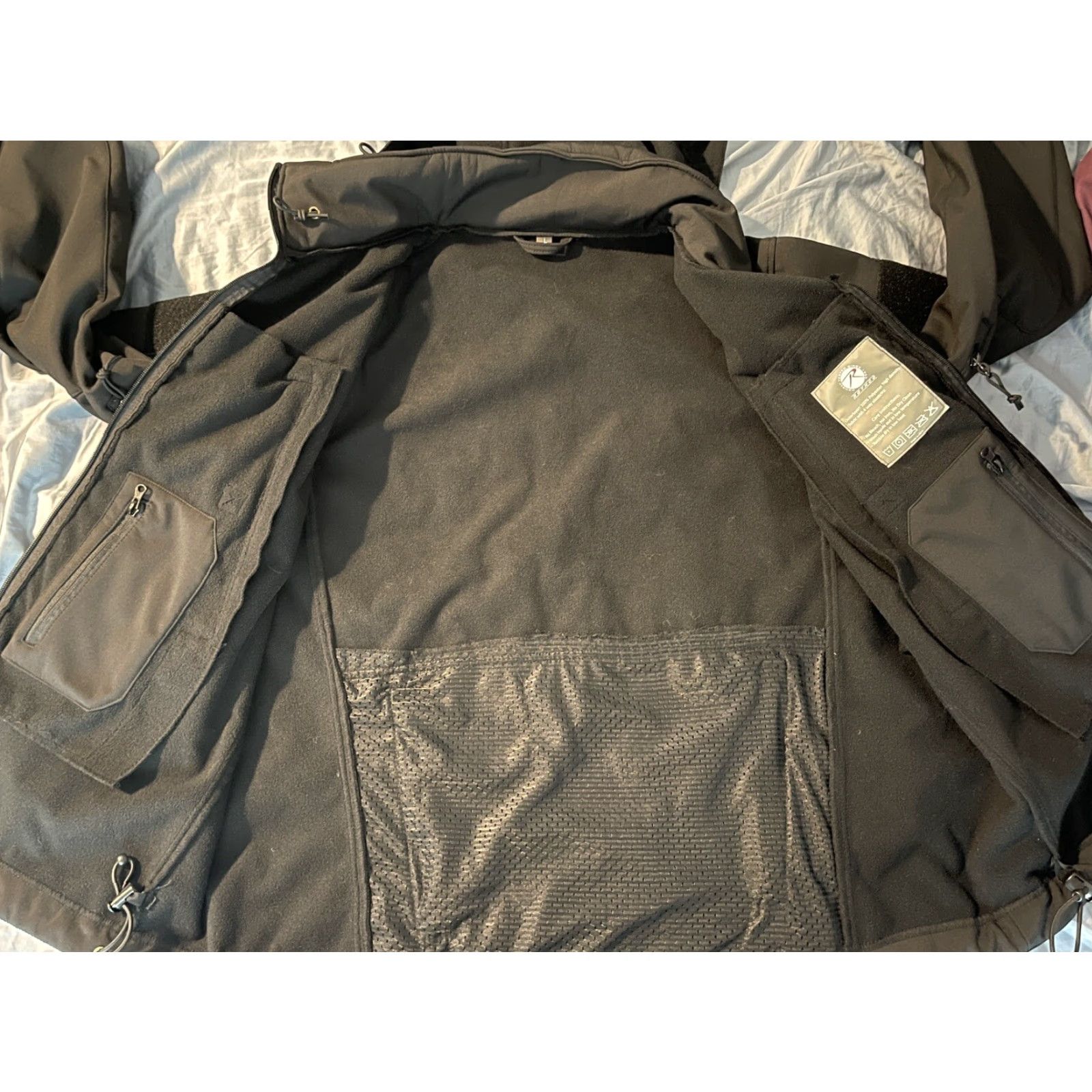 Rothco Rothco Jacket Men Large Black Waterproof Soft Shell Special Ops Mens Size US L / EU 52-54 / 3 - 7 Thumbnail