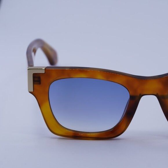 Palm Angels Palm Angels PERI101 WESTPORT 2449 Sunglasses Havana Cat Eye Size ONE SIZE - 3 Thumbnail