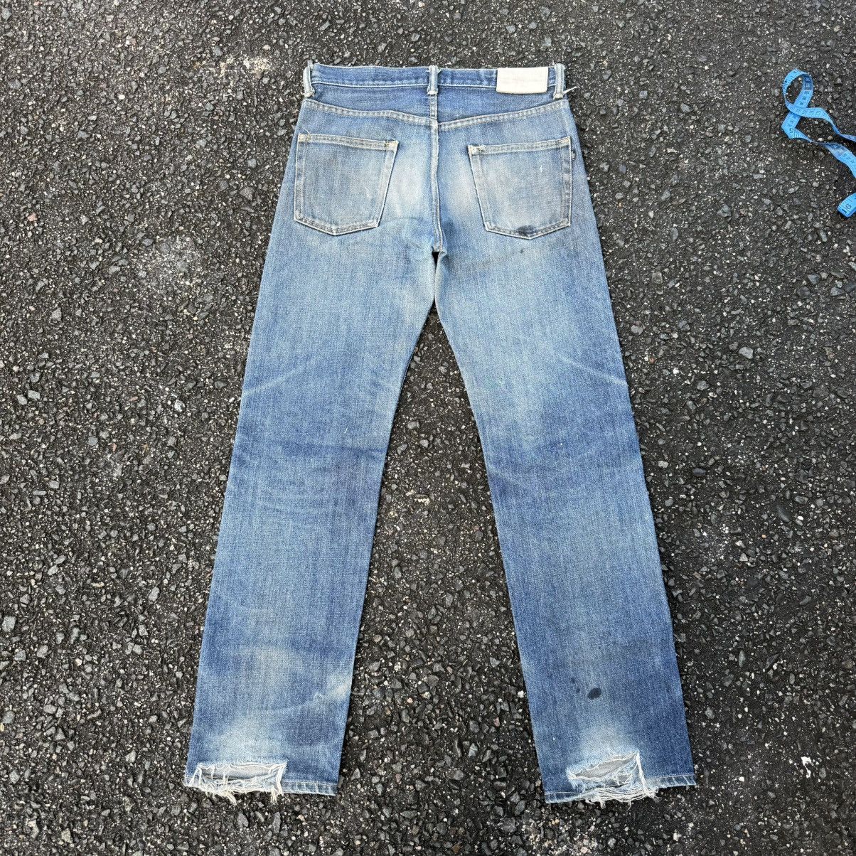 Deluxeware VINTAGE DULEXE CLOTHING FADED JEAN DENIM PANTS Size US 31 - 3 Thumbnail
