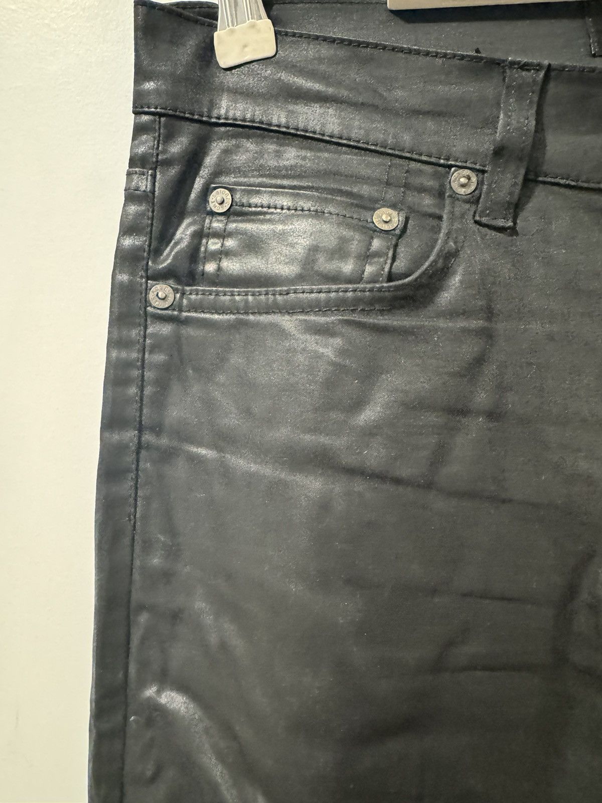 Acne Studios Acne Studios waxed “pleather” jeans 2017 Size US 28 / EU 44 - 2 Thumbnail