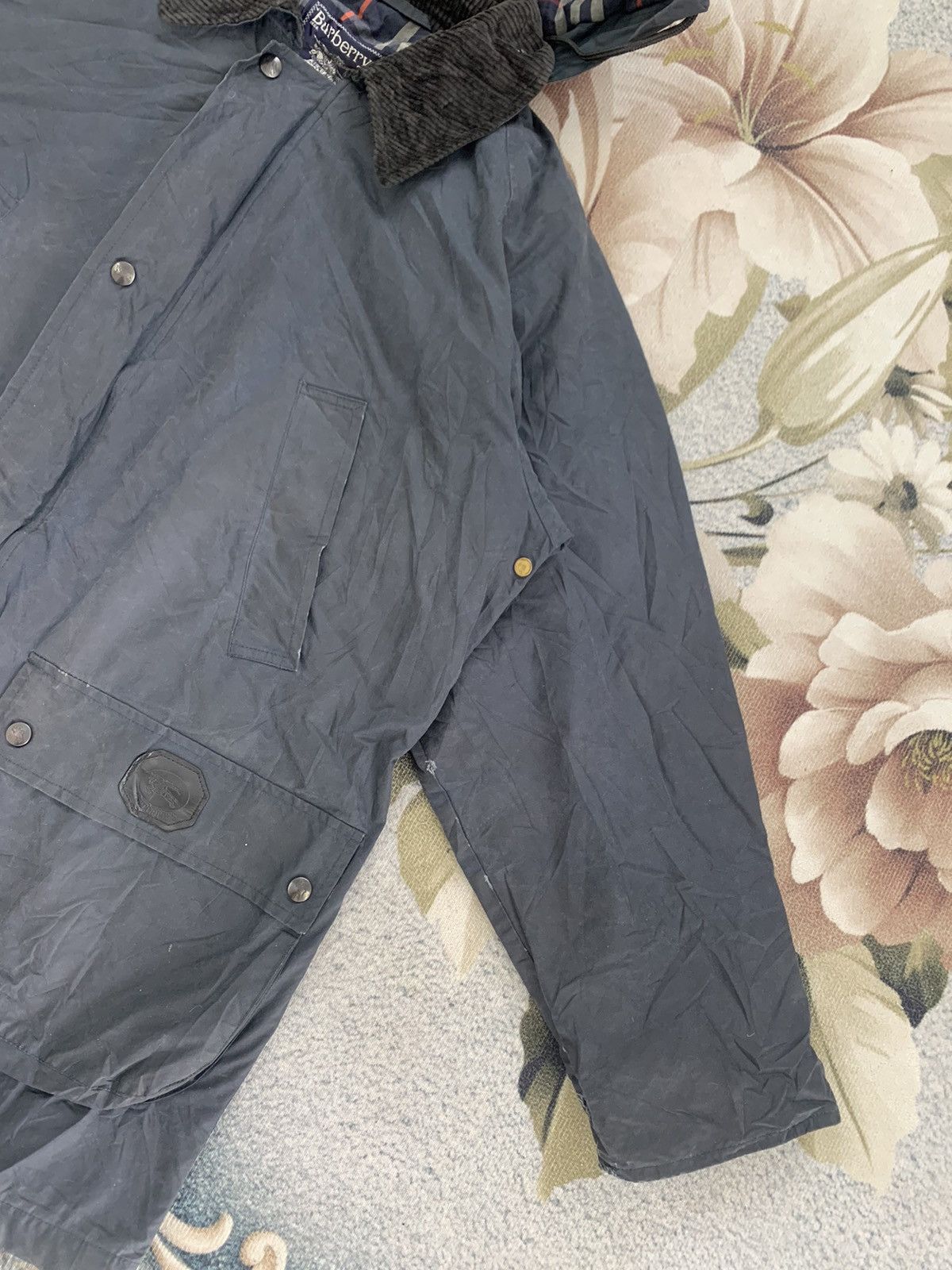 Burberry Burberrys London Cupra Wax Finish Jacket Hooded Size US L / EU 52-54 / 3 - 4 Thumbnail