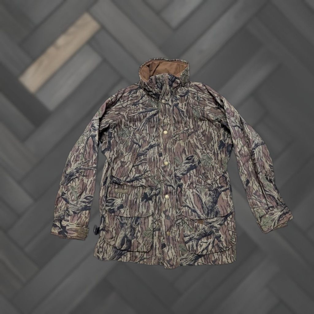 Vintage VINTAGE Columbia Mossy Oak Camouflage Parka Coat Men M Nylon Shell Moose Mossy Oak Pattern HUNTING Camouflage Size US M / EU 48-50 / 2 - 1 Thumbnail