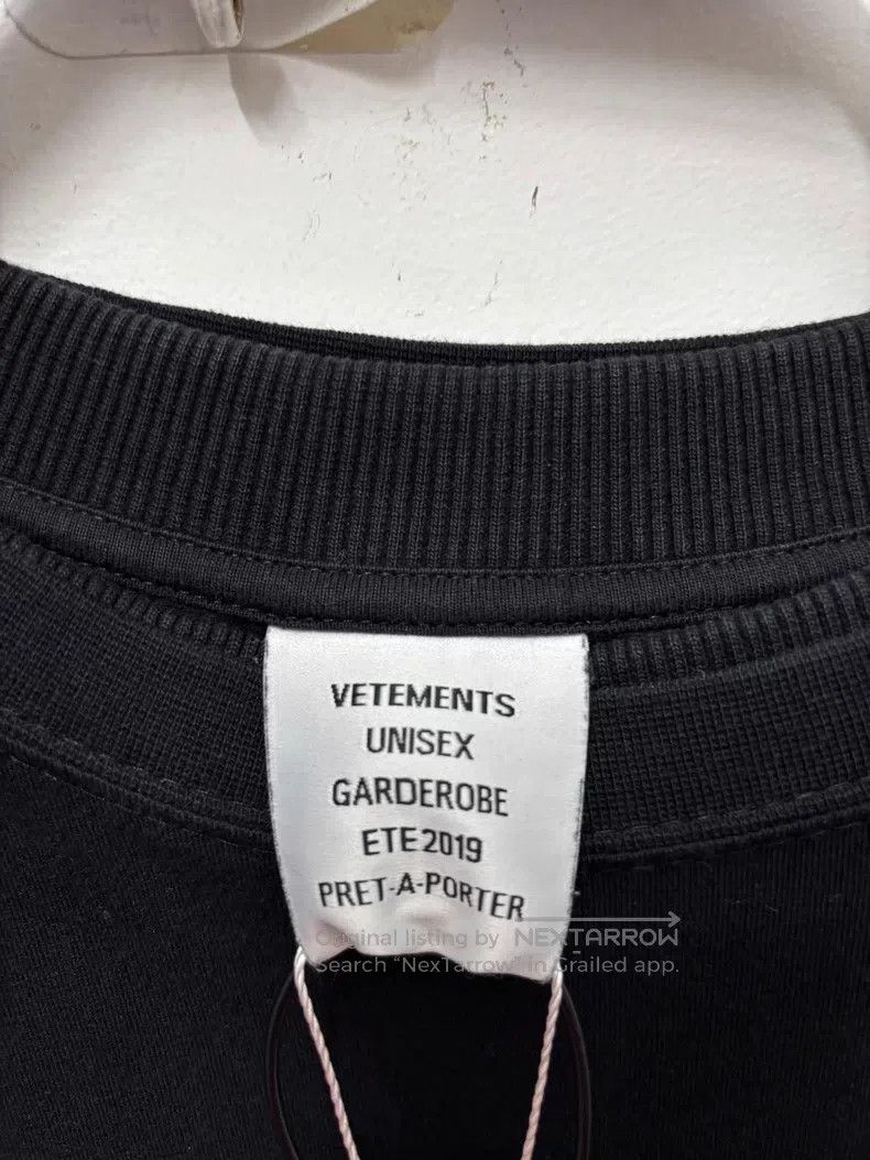 Vetements VETEMENTS Sweatshirt Black Size US XS / EU 42 / 0 - 7 Thumbnail