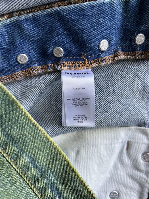 Supreme Supreme Regular Jeans in Overdyed Green | Grailed