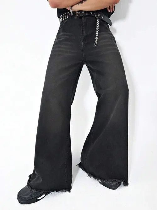 Jean Wide Leg Opium 90s Jeans Denim Size US 32 / EU 48 - 4 Thumbnail