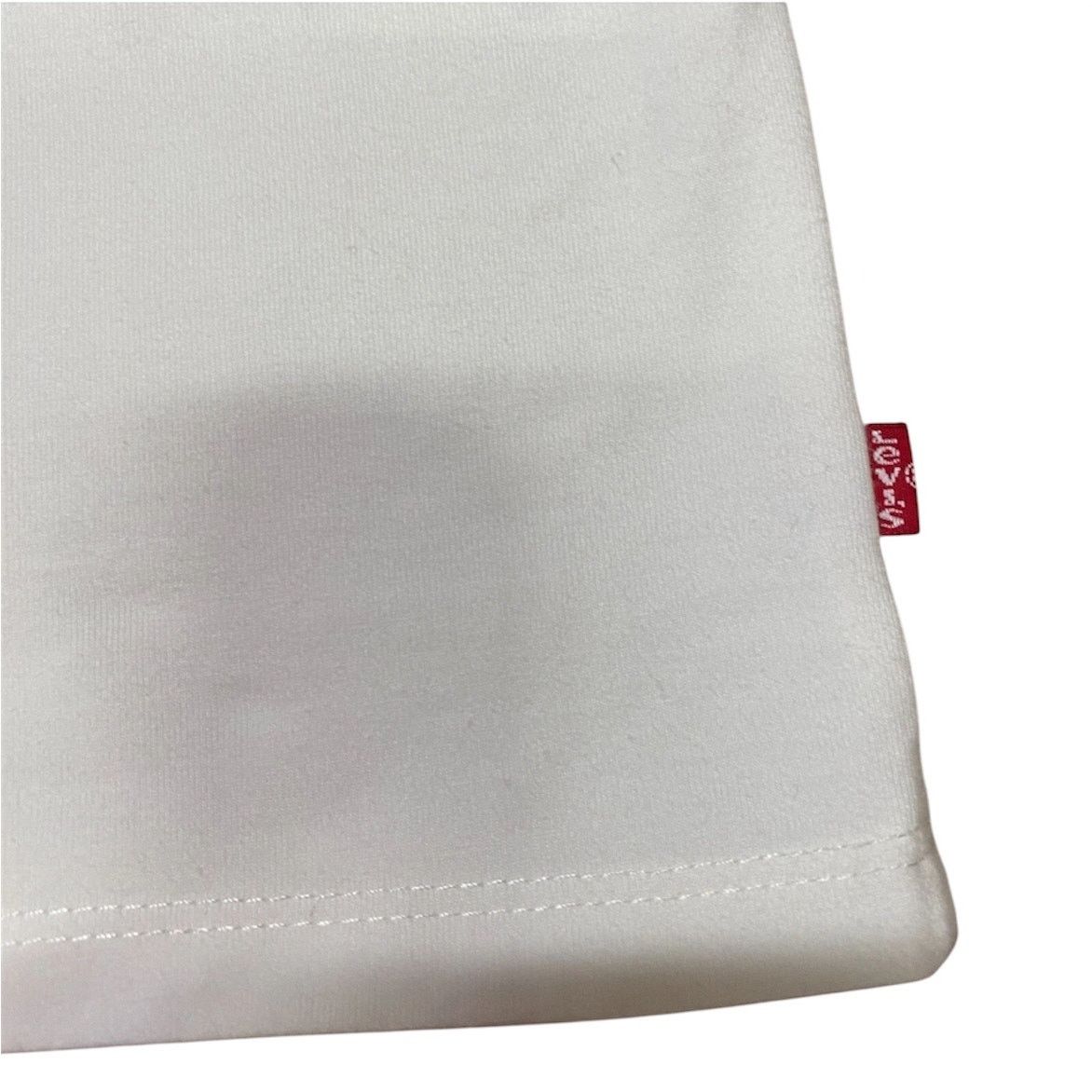 Levi's Graphic Tank Top Crop Half Shirt White Stretch thin straps M Size M / US 6-8 / IT 42-44 - 4 Thumbnail