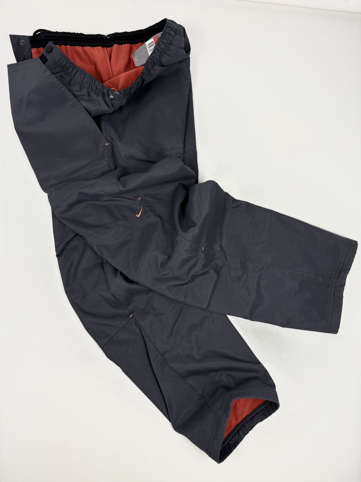 Nike 90’s Swoosh Fleece Pockets Nylon Baggy Joggers Track Pants Size US 34 / EU 50 - 3 Thumbnail