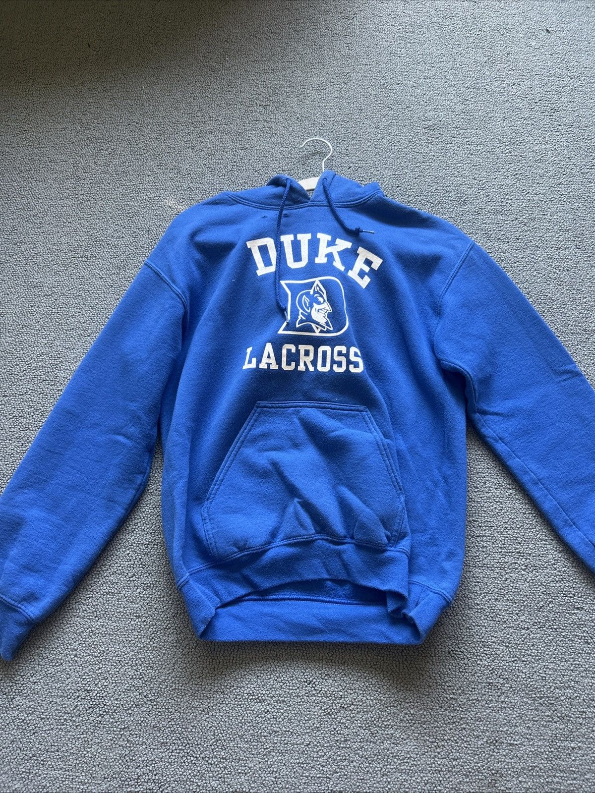 Gildan Duke Lacrosse Blue Hoodie, Size small Size US S / EU 44-46 / 1 - 1 Thumbnail