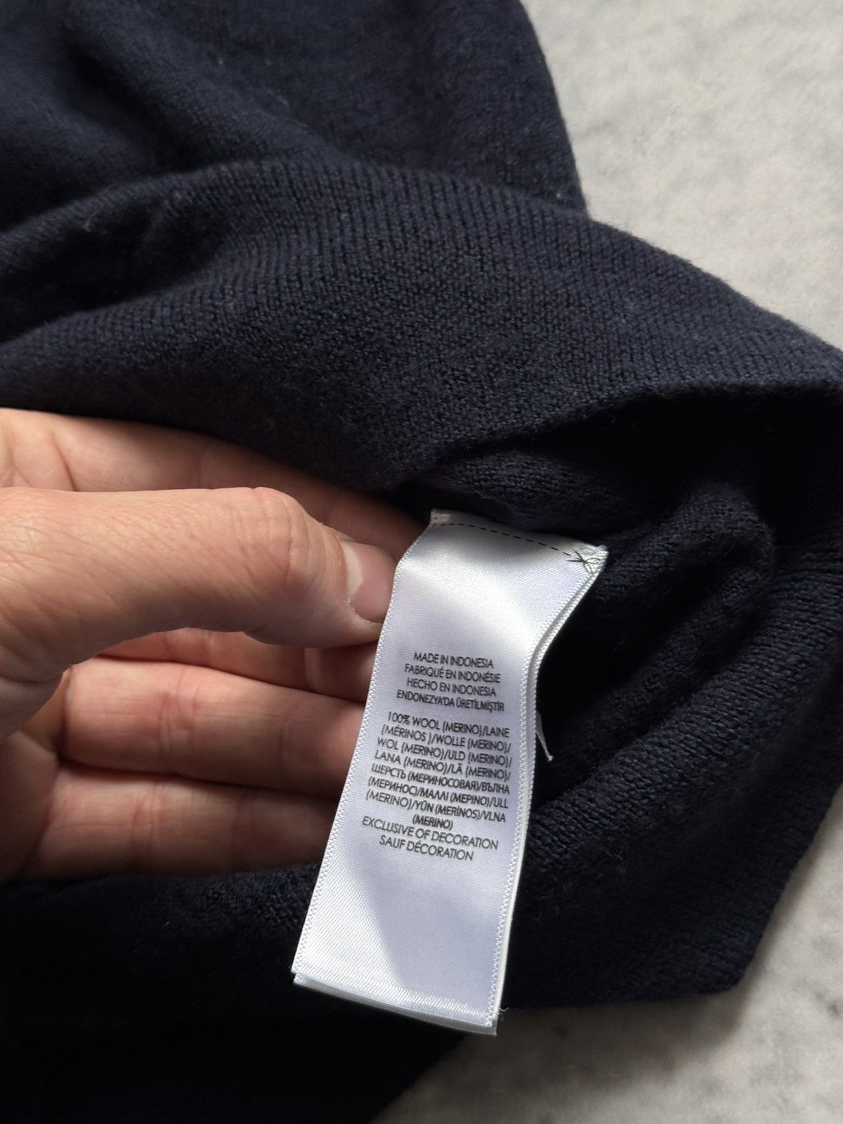 Polo Ralph Lauren × Vintage 100% Wool Ralph Lauren blue sweater Size US M / EU 48-50 / 2 - 5 Thumbnail