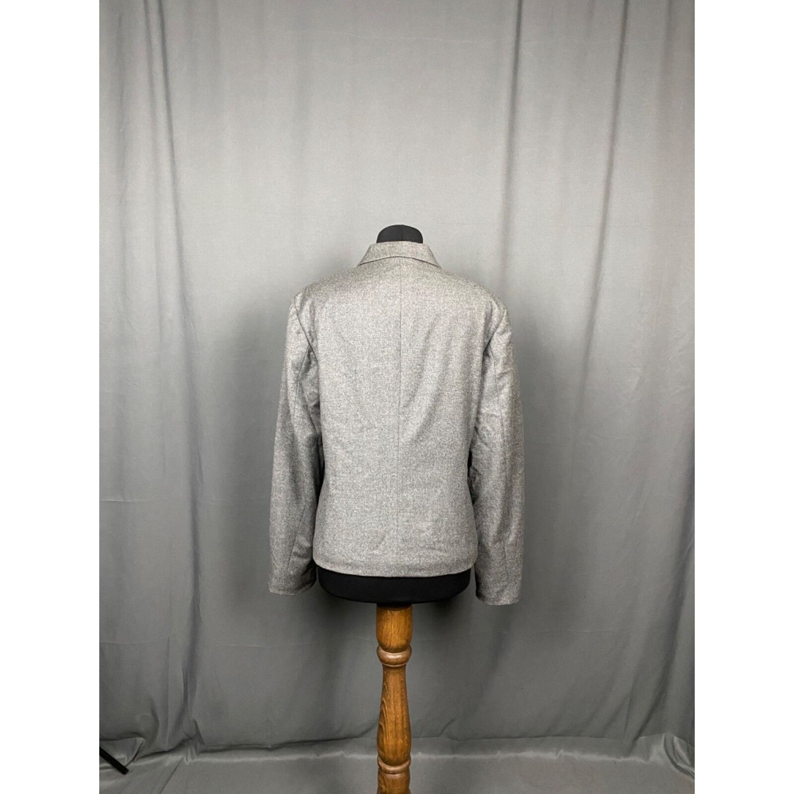 Jil Sander Jil Sander Women's Gray Wool Cashmere Double Breasted Blazer Size M / US 6-8 / IT 42-44 - 7 Thumbnail