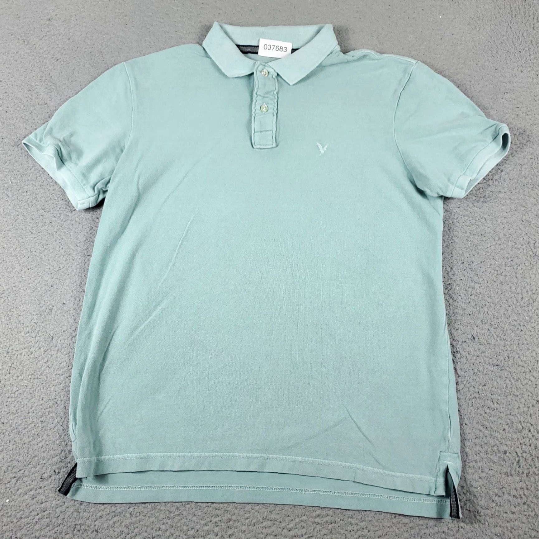 American Eagle Outfitters American Eagle Polo Shirt Men's Medium Blue Casual Short Sleeve Activewear Size US M / EU 48-50 / 2 - 3 Thumbnail