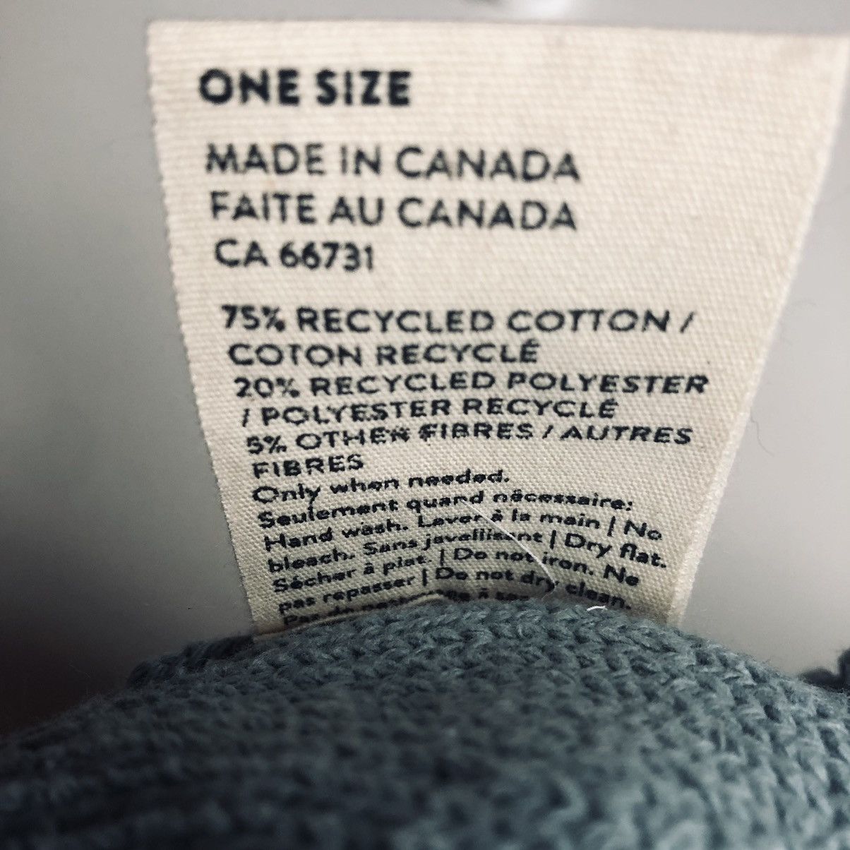 Other MERGE Eco Recycled Cotton Blend Beanie Size ONE SIZE - 4 Thumbnail