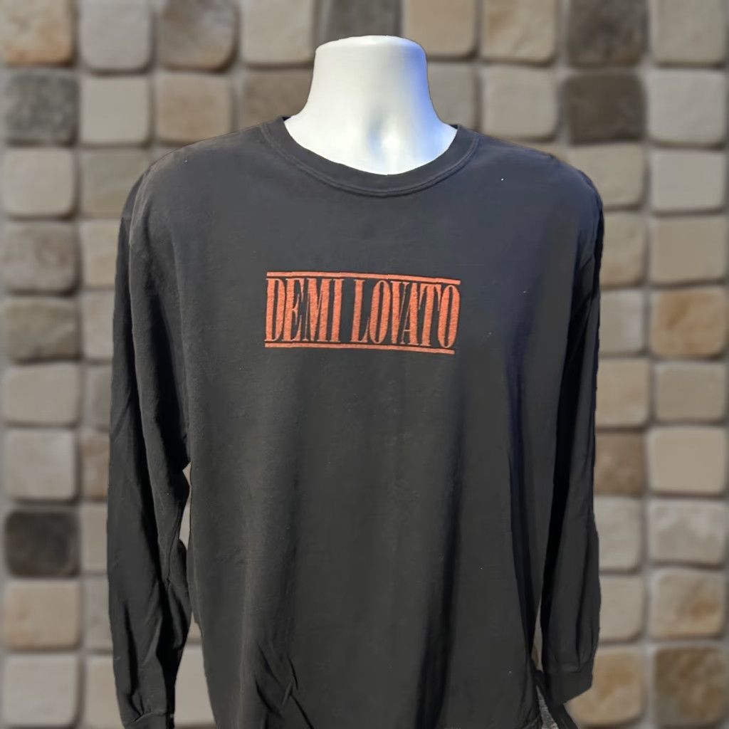 Doublet Demi Lovato Holy Fvck 2022 Tour Long Sleeve Shirt Black Adult Large Double Sided Crew Neck Unisex Top Tee? Size US L / EU 52-54 / 3 - 1 Thumbnail