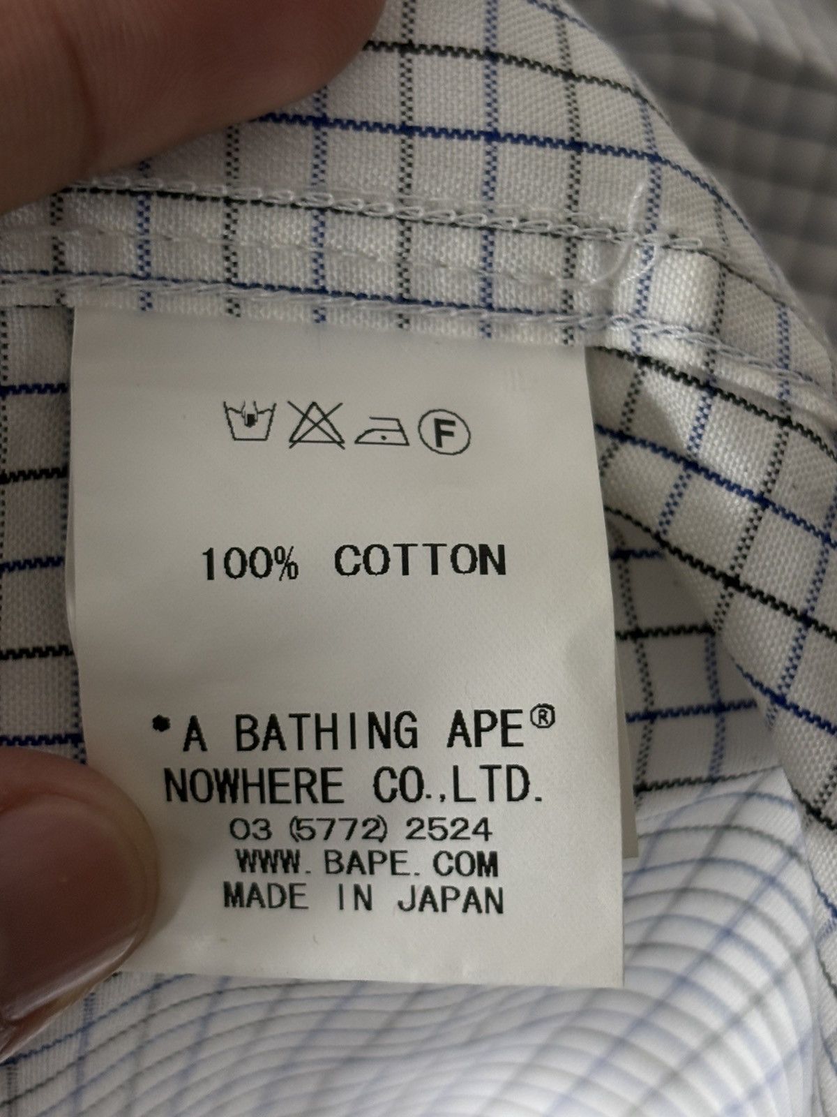 Bape A Bathing Ape long sleeved polo shirt Size US M / EU 48-50 / 2 - 5 Thumbnail