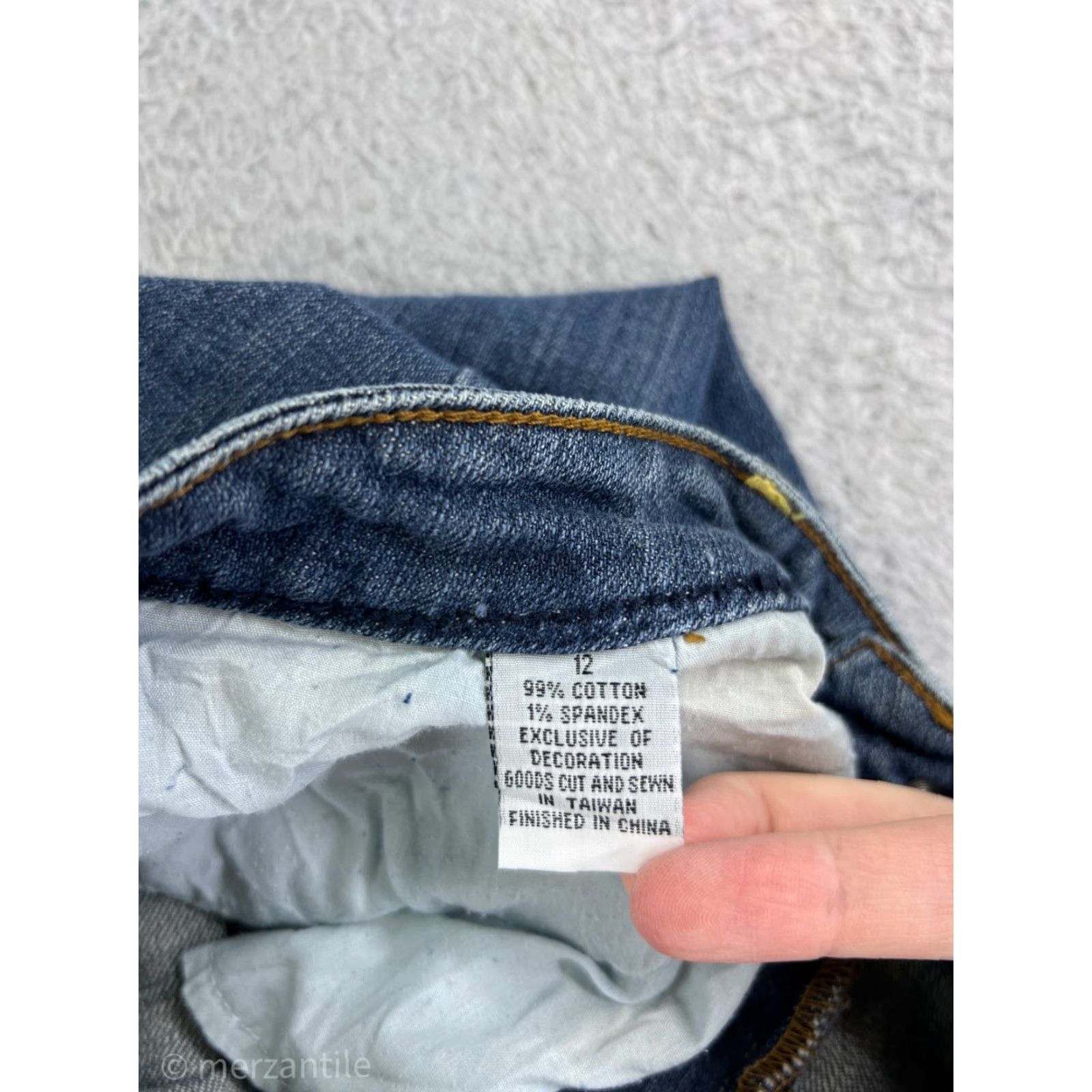 Vintage Bella Elemento Jeans Womens 8 Denim Bootcut Cotton Blend Stretch 28in Waist 30in Inseam Blue 5-Pocket Embroidered Solid Mid Rise Western Womens Size 30" / US 8 / IT 44 - 5 Thumbnail