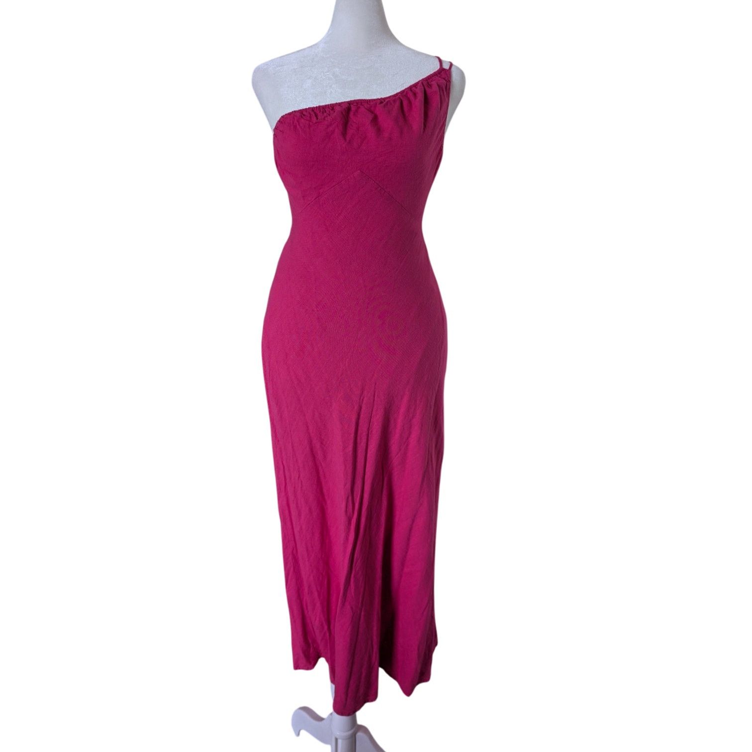 Other Morning Mist Hot Pink Strappy Summer Dress Sz 8 Size M / US 6-8 / IT 42-44 - 1 Thumbnail