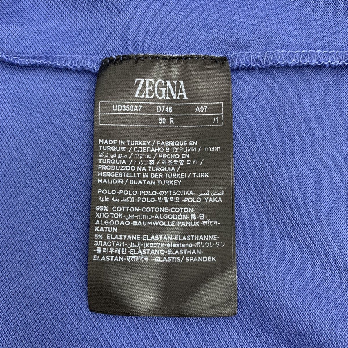 Z Zegna Zegna Collared Single-breasted Short Sleeve Polo Shirt K26WX Size US M / EU 48-50 / 2 - 8 Thumbnail