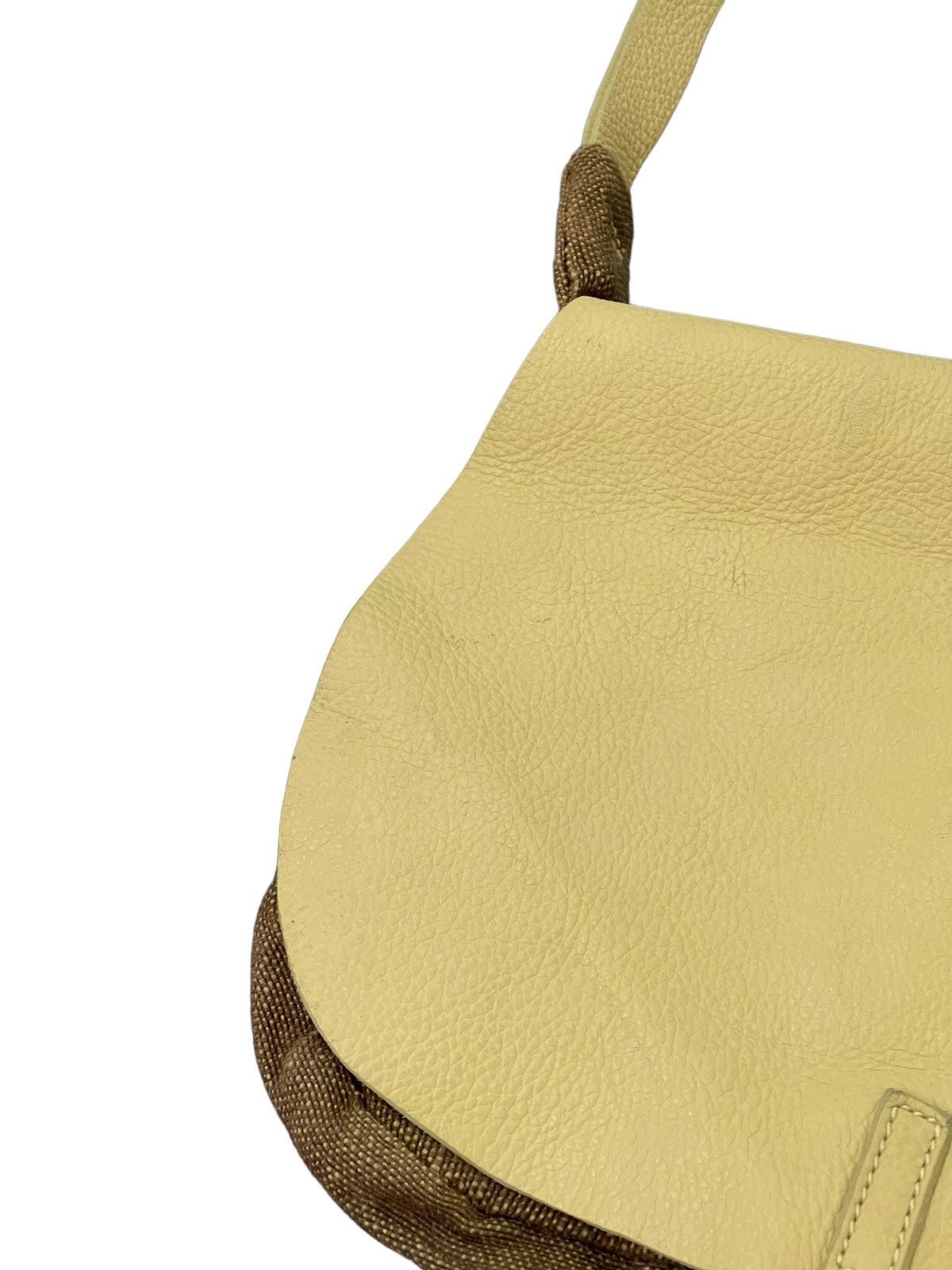 Handmade Leather Cross Body Bag Koos Handcraft Woven Cotton 2🟩 Size ONE SIZE - 7 Thumbnail