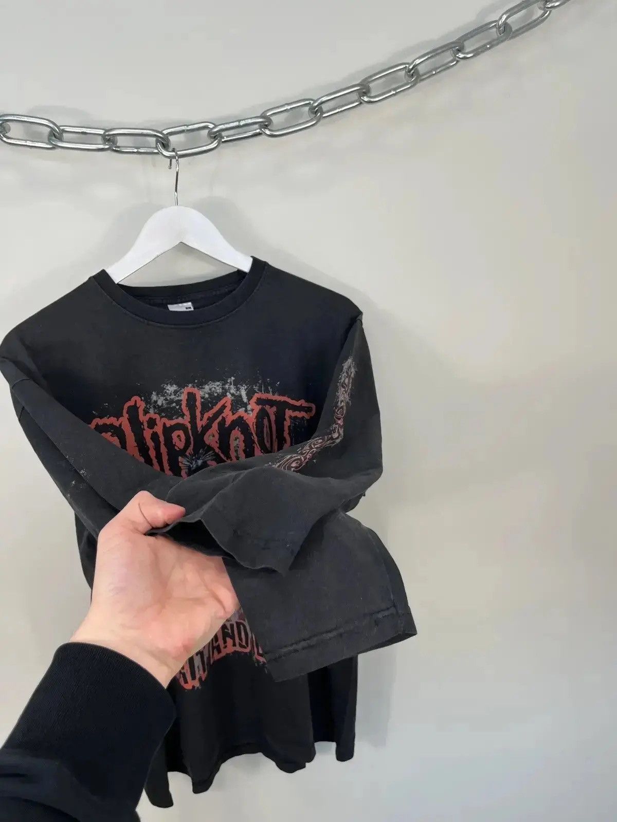 Band Tees × Vintage Vintage Slipknot Wait And Bleed Song 2006 Long Sleeve Tee Size US L / EU 52-54 / 3 - 7 Thumbnail