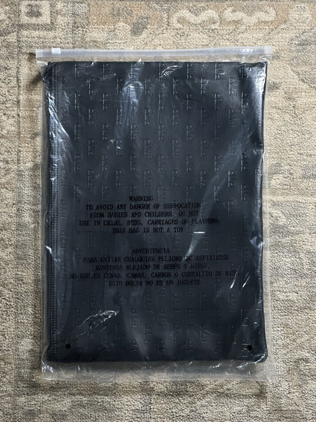 Fuck The Population FTP Debossed All Over Money Bag - Large Size ONE SIZE - 3 Thumbnail