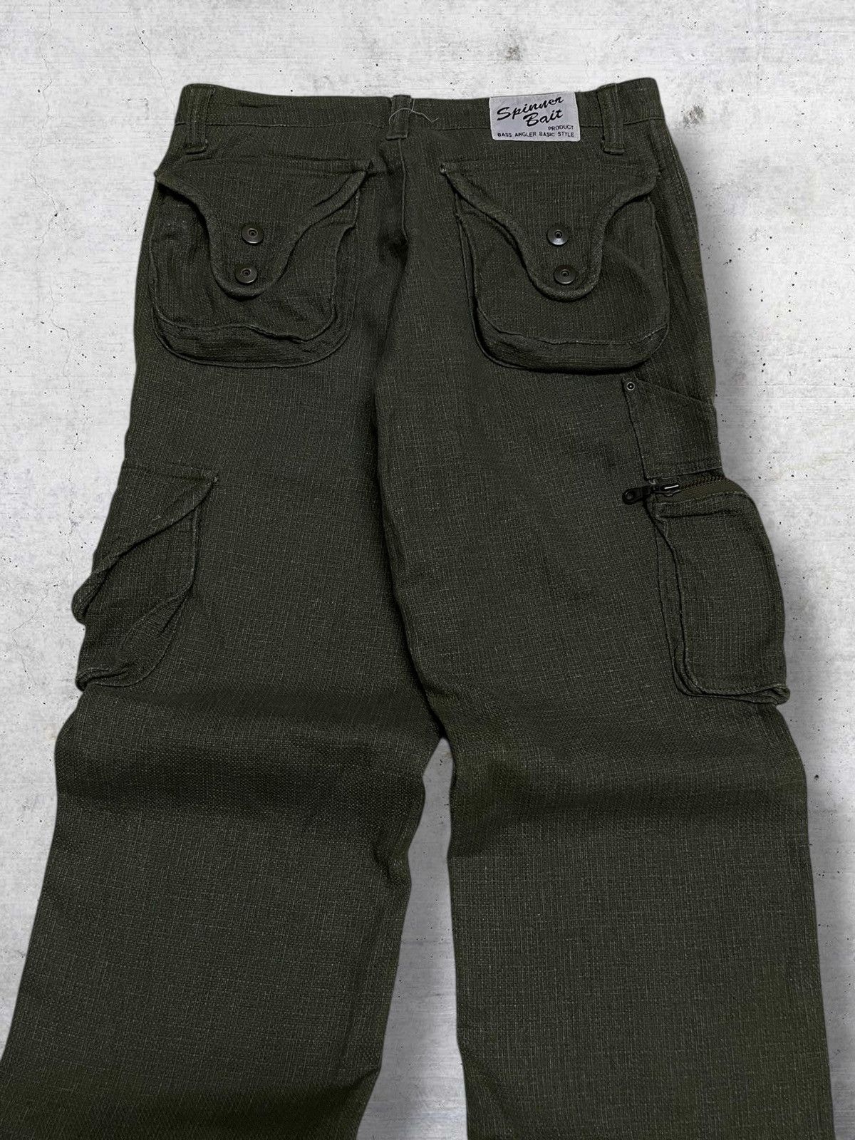 Japanese Brand VINTAGE SPINNER BAIT JAPAN DESIGNER CARGO ARMY LIKE GOA PANT Size US 29 - 11 Thumbnail