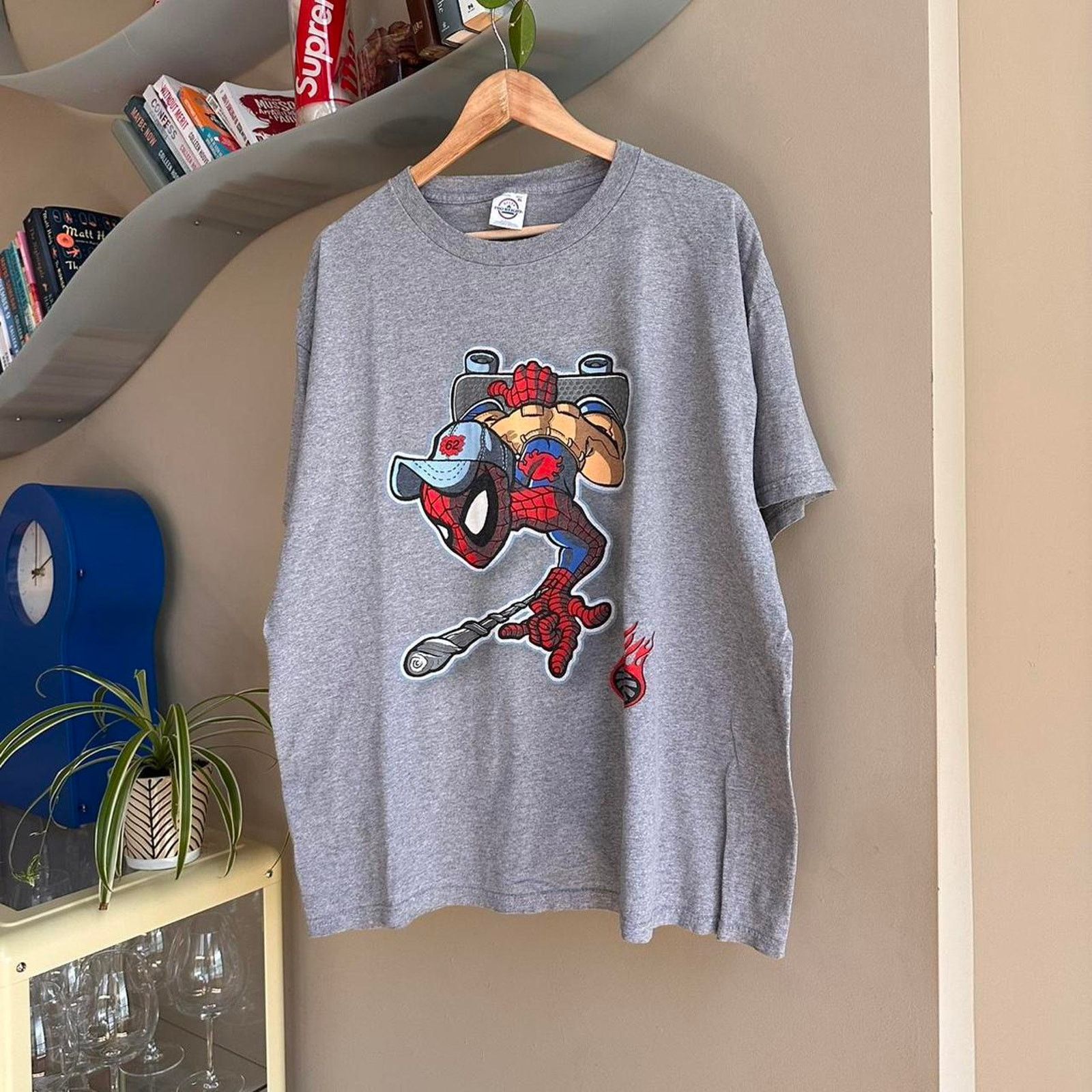 Marvel Comics × Vintage Vintage Spider-Man Marvel Shirt Size US XL / EU 56 / 4 - 1 Thumbnail