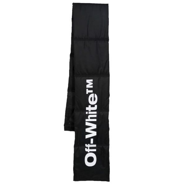 Off-White o1y0225 Size : OS / Logo Scarf in Black Size ONE SIZE - 2 Thumbnail