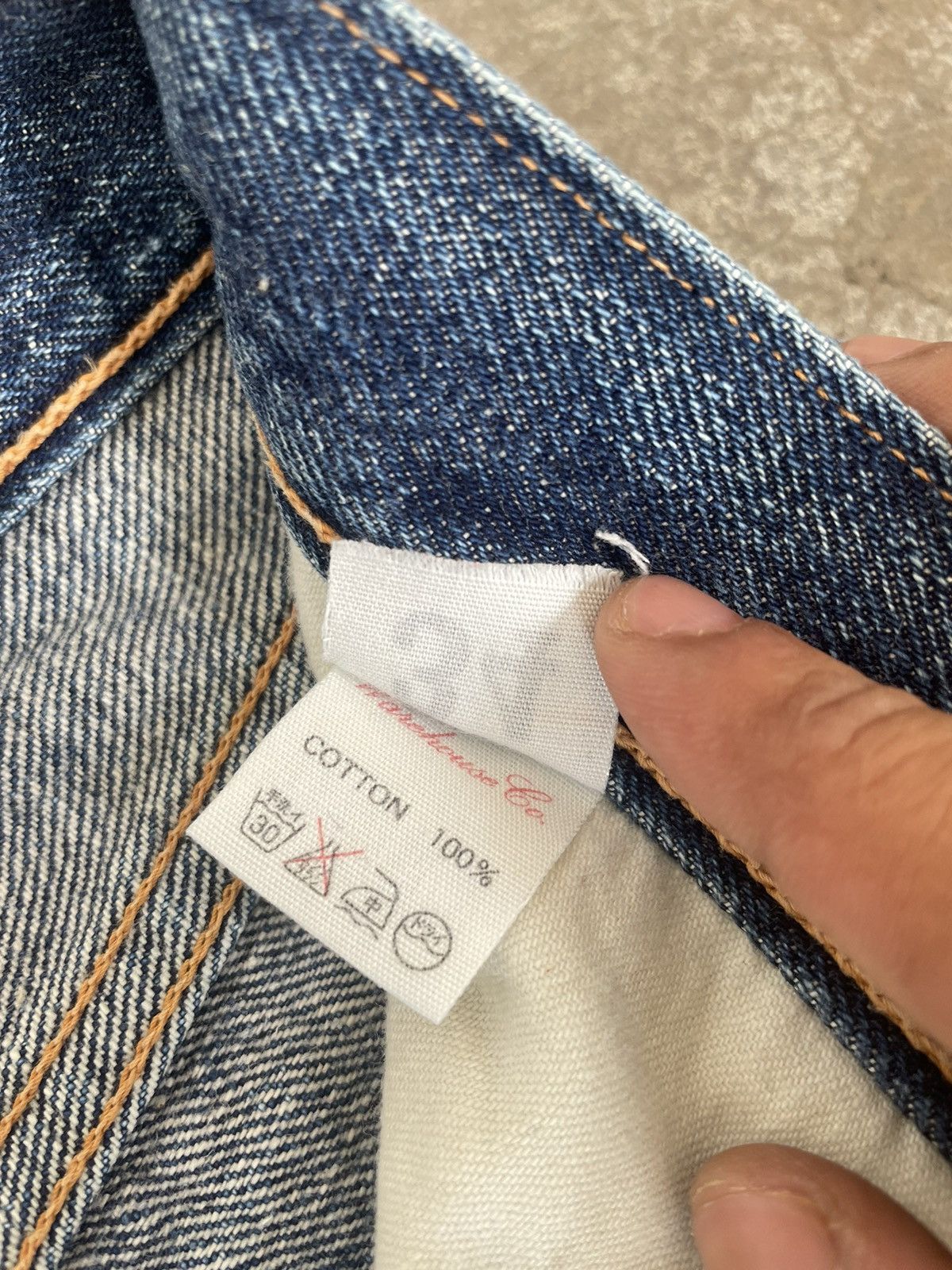 Warehouse Japanese Brand Warehouse Selvage Denim Size US 33 - 8 Thumbnail