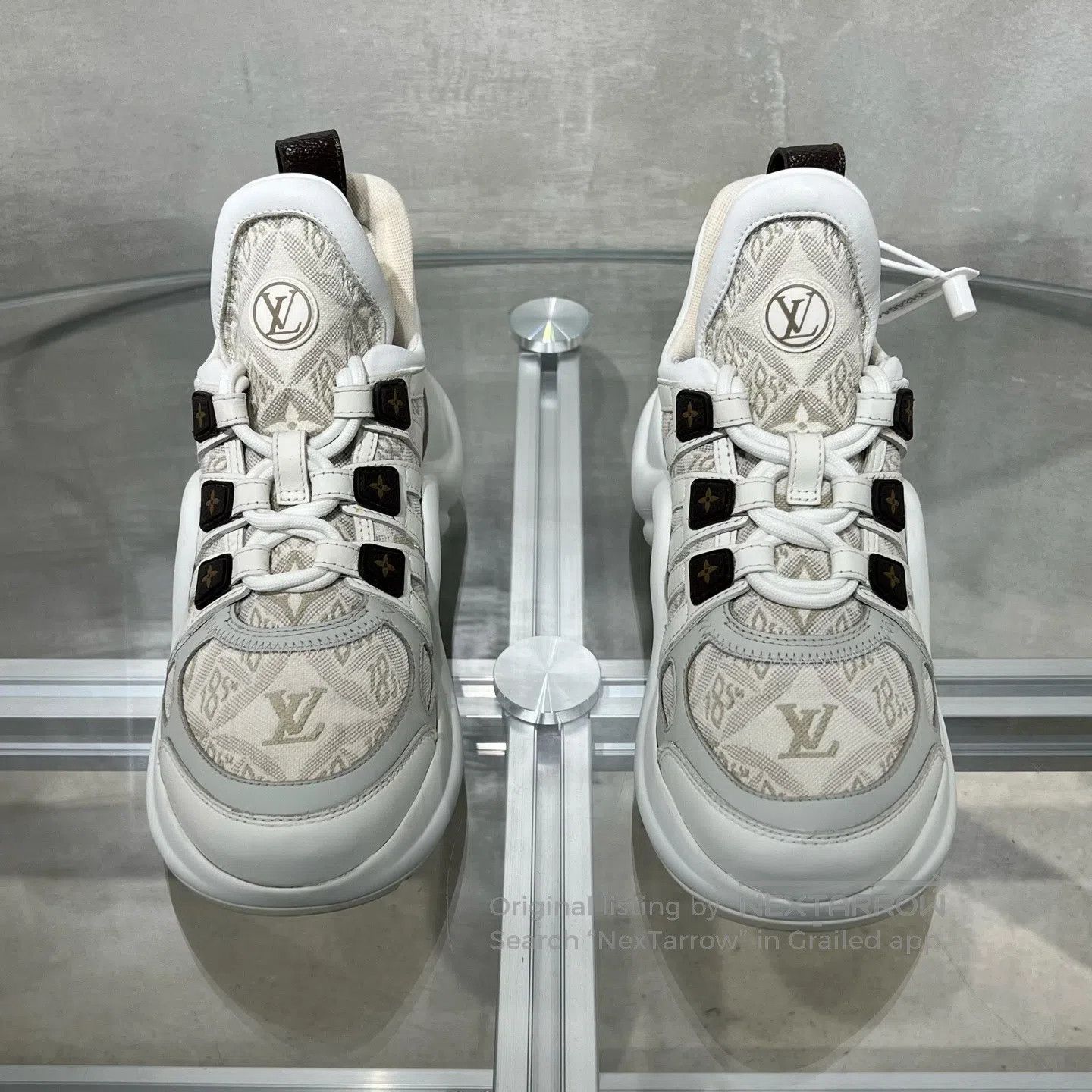 Louis Vuitton Louis Vuitton Archlight Old-Fashioned White Arch Bridge Da Size US 5.5 / IT 35.5 - 2 Thumbnail