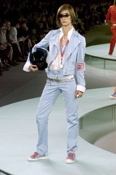 Chanel 2002 Chanel Karl Lagerfeld Sport Collection Straight Size 30" / US 8 / IT 44 - 2 Thumbnail