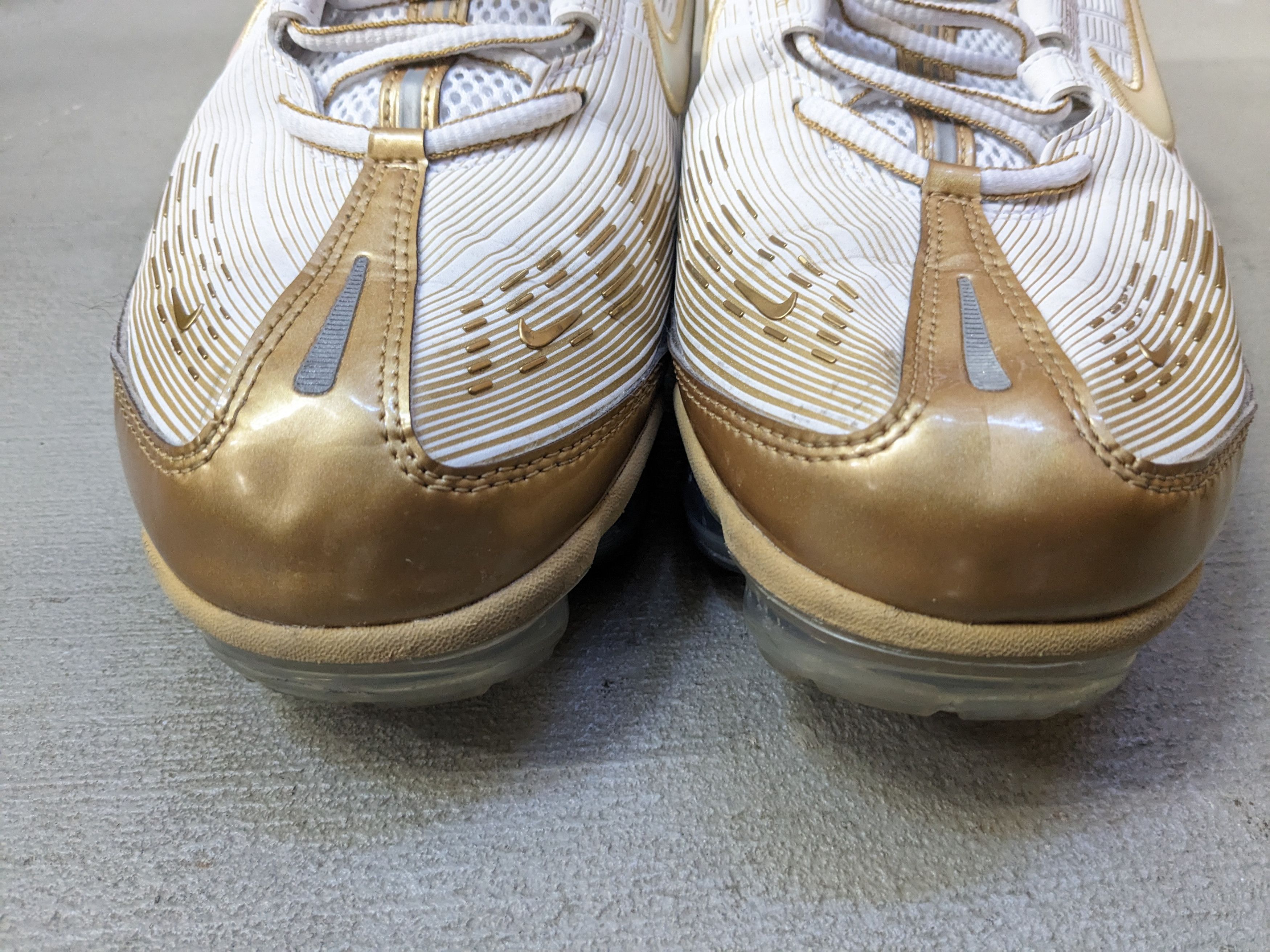 Nike Nike Air VaporMax 360 Gold Size 11 Silver White CK9671-101 Size US 11 / EU 44 - 2 Thumbnail