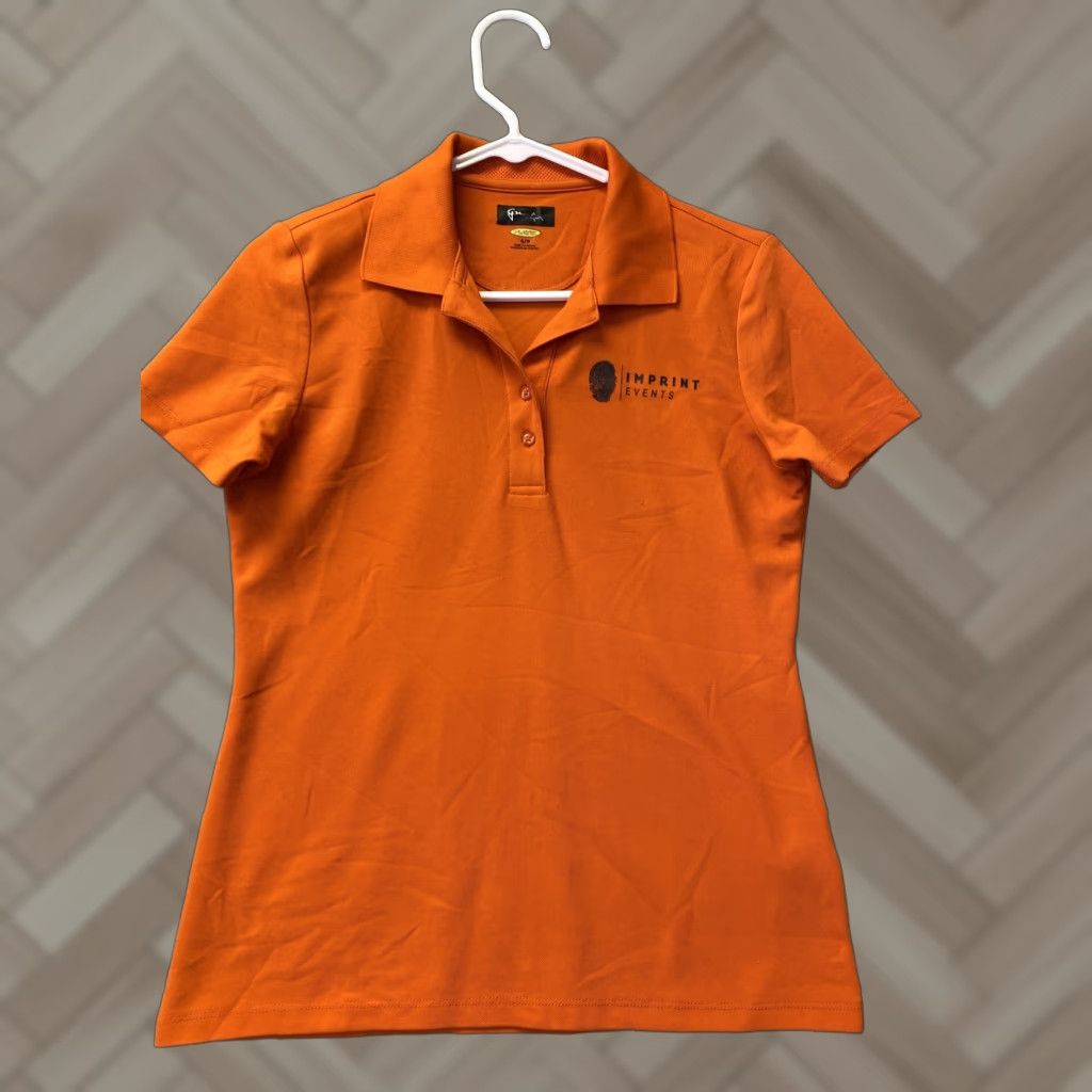 Vintage Norman Golf Polo Shirt Womens Small Orange Short Sleeve Dri Fit Wicking/46-47 Size S / US 4 / IT 40 - 1 Thumbnail
