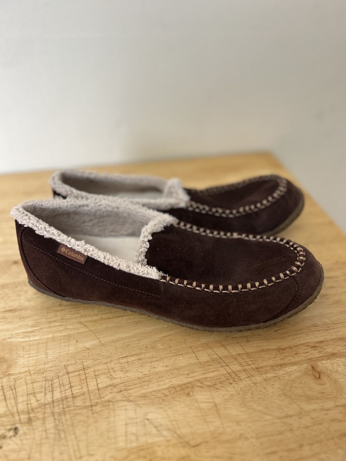 Columbia Men’s Columbia Suede Slip Ons size 10 Size US 10 / EU 43 - 1 Thumbnail